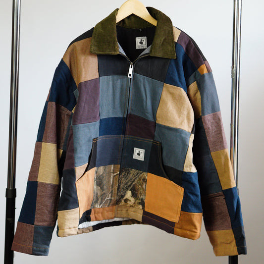 Upcycled Patchwork Jacket Size L