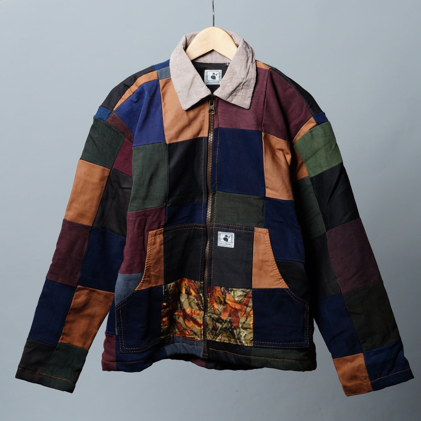 Upcycled Patchwork Jacket Size S