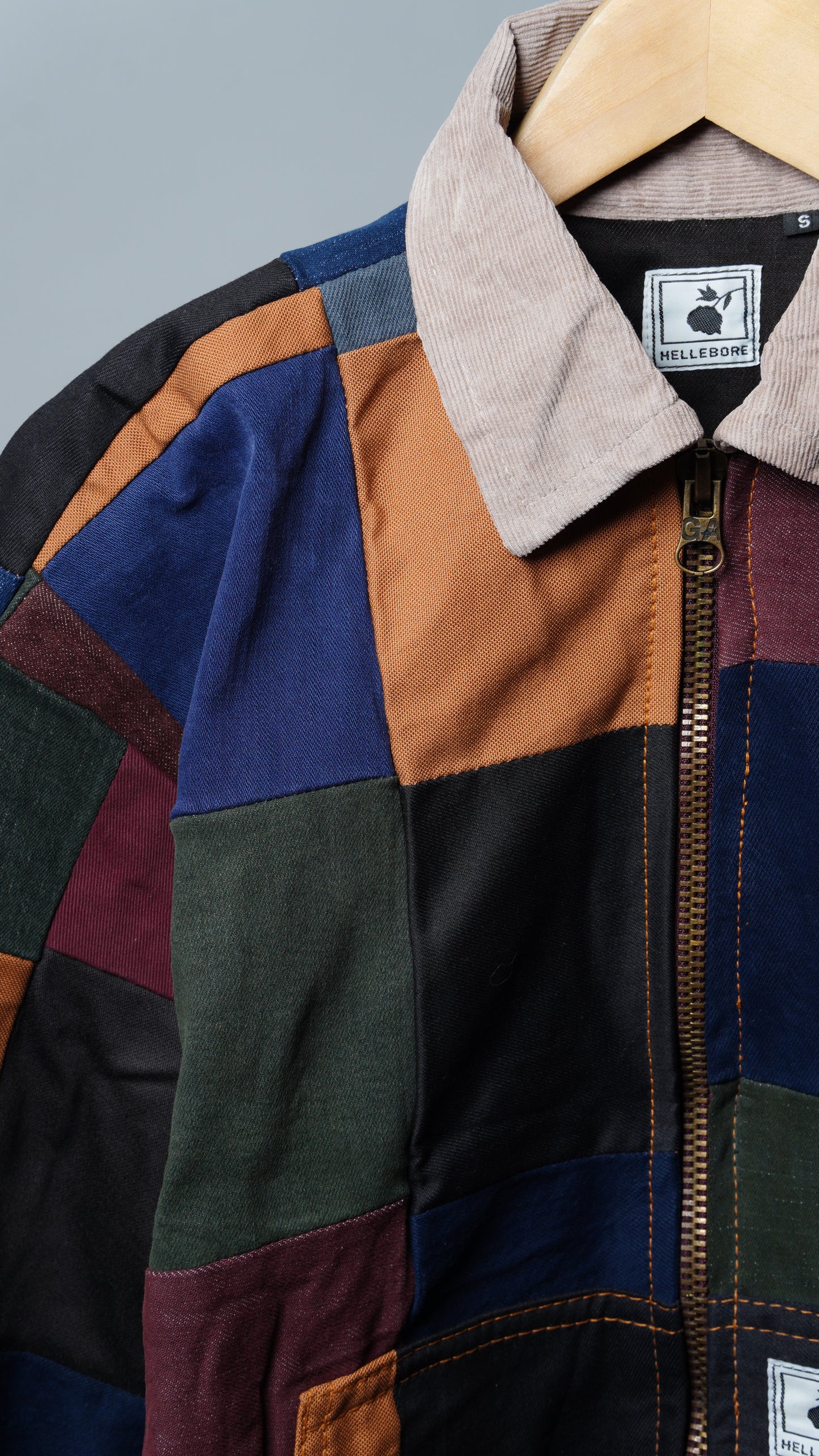 Upcycled Patchwork Jacket Size S