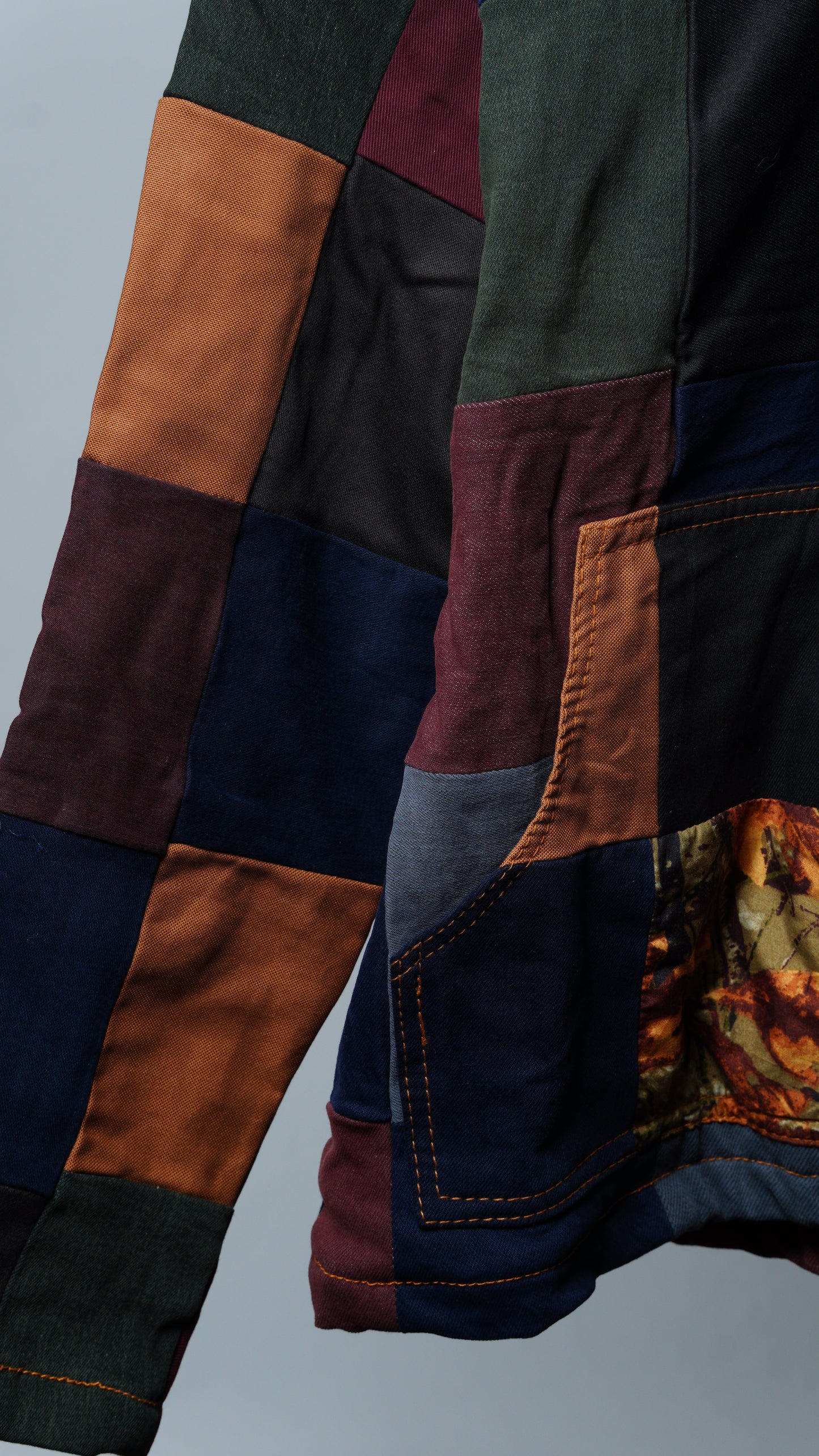 Upcycled Patchwork Jacket Size S