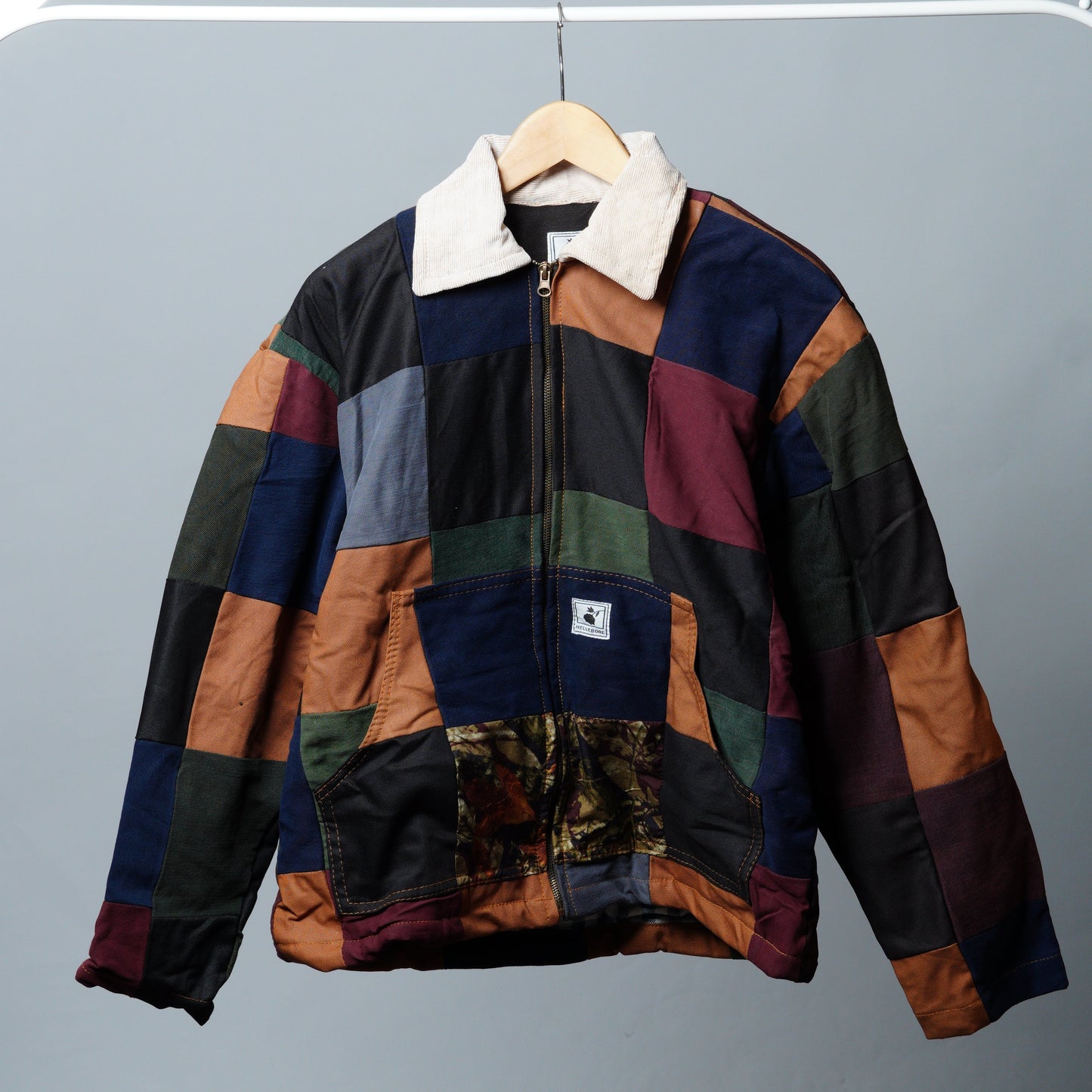 Upcycled Patchwork Jacket Size S