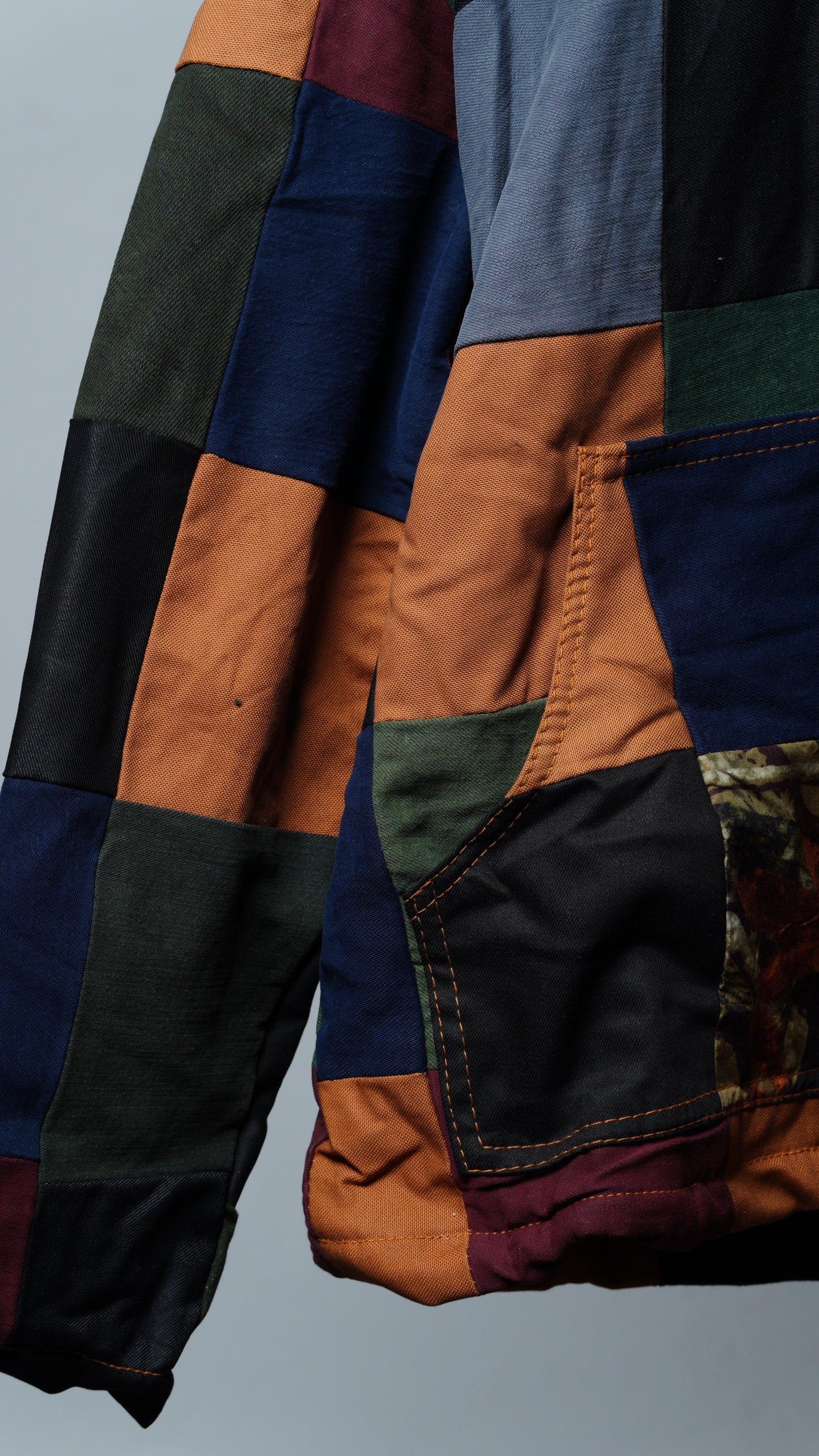 Upcycled Patchwork Jacket Size S