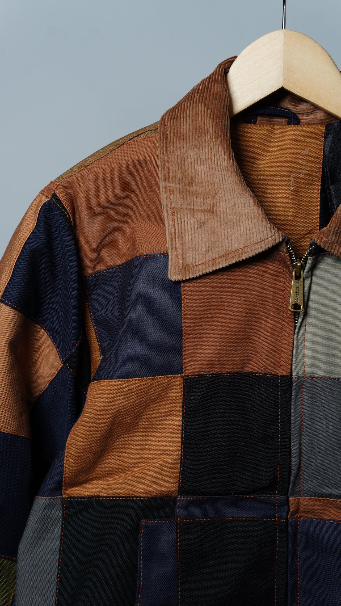Checkered Patchwork Jacket Size M