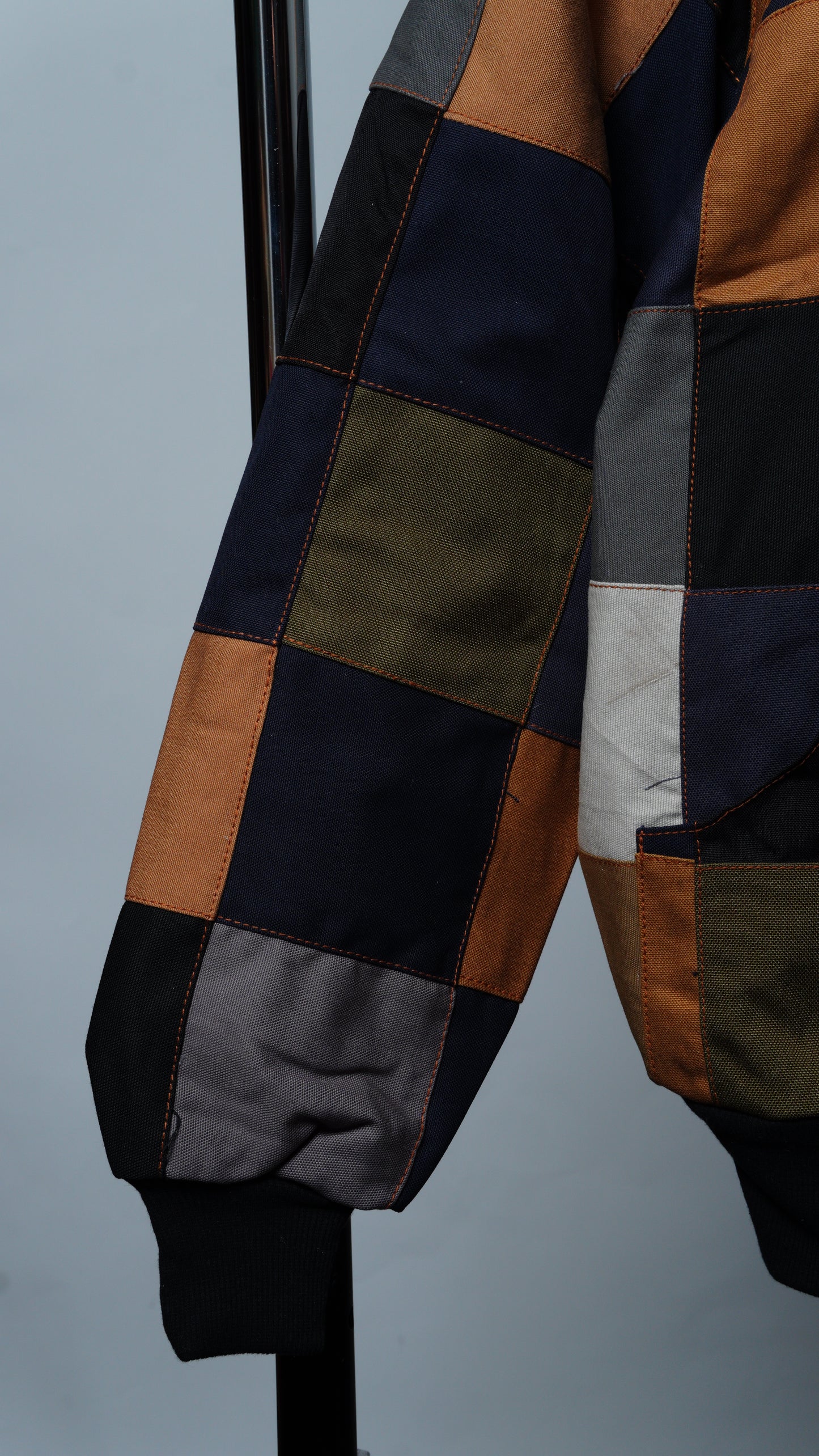 Checkered Patchwork Jacket Size M