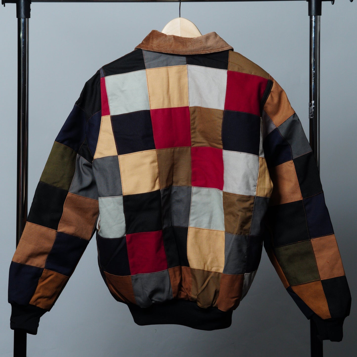 Checkered Patchwork Jacket Size M