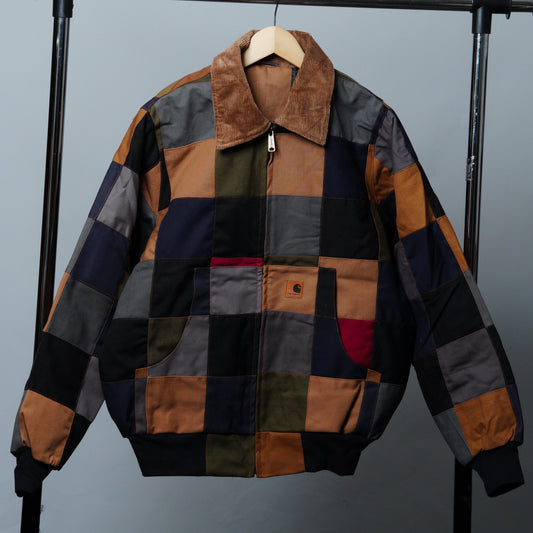Checkered Patchwork Jacket Size M