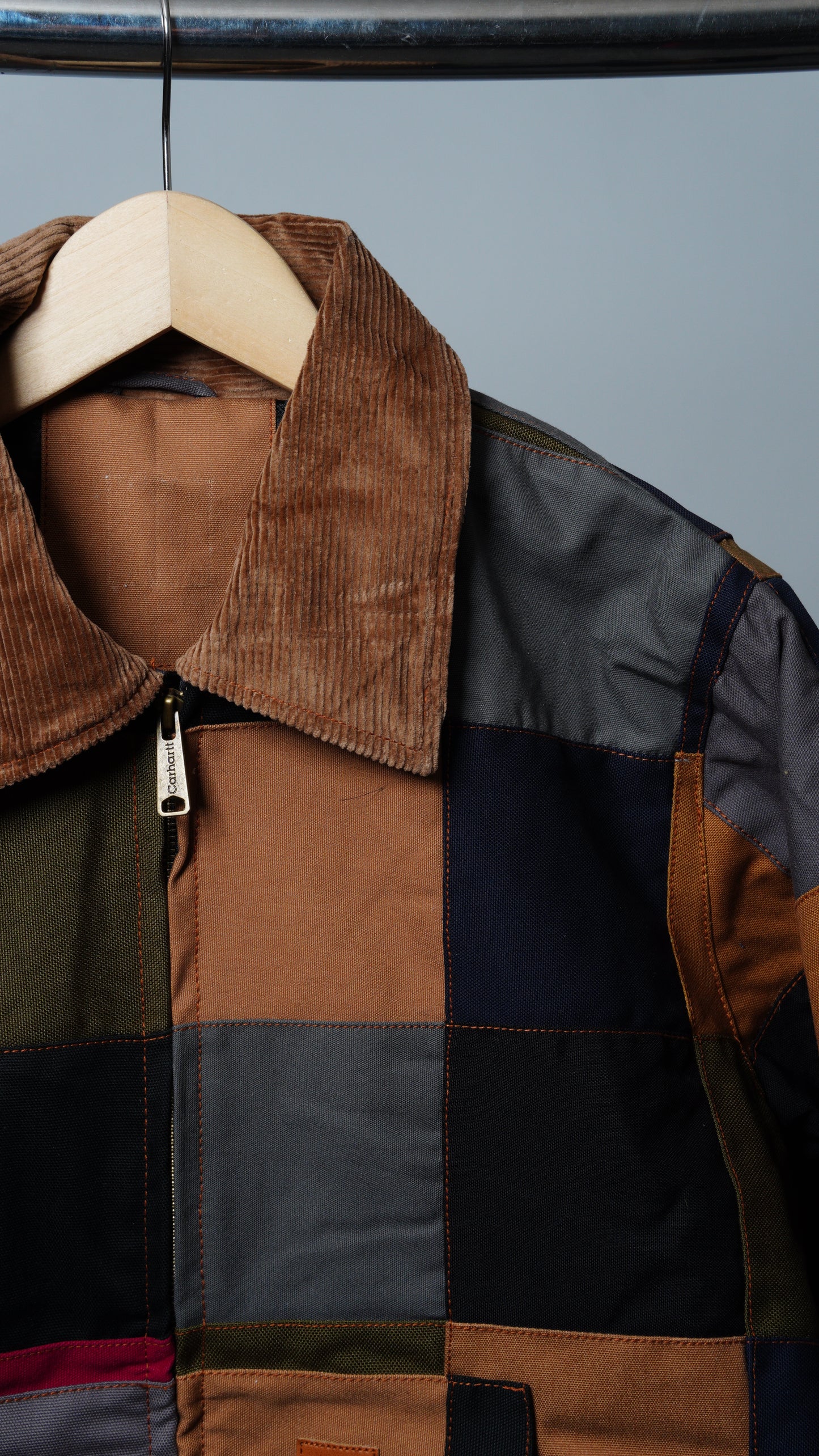Checkered Patchwork Jacket Size M