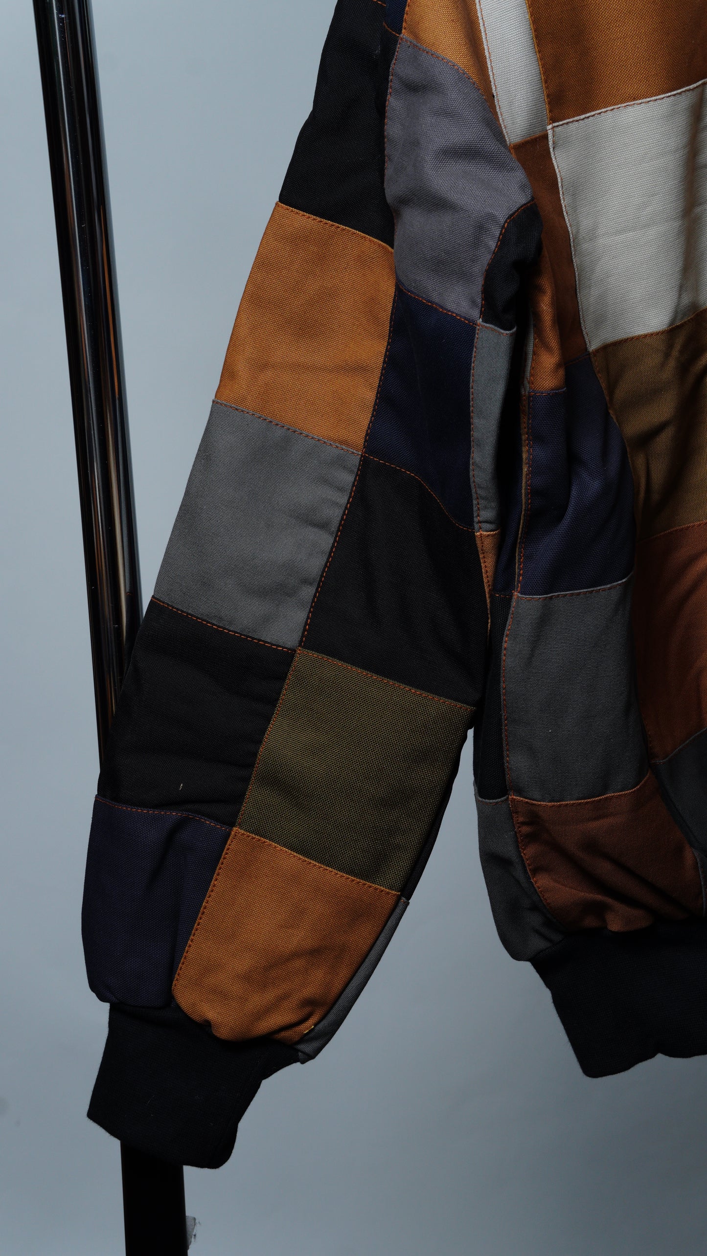 Checkered Patchwork Jacket Size M