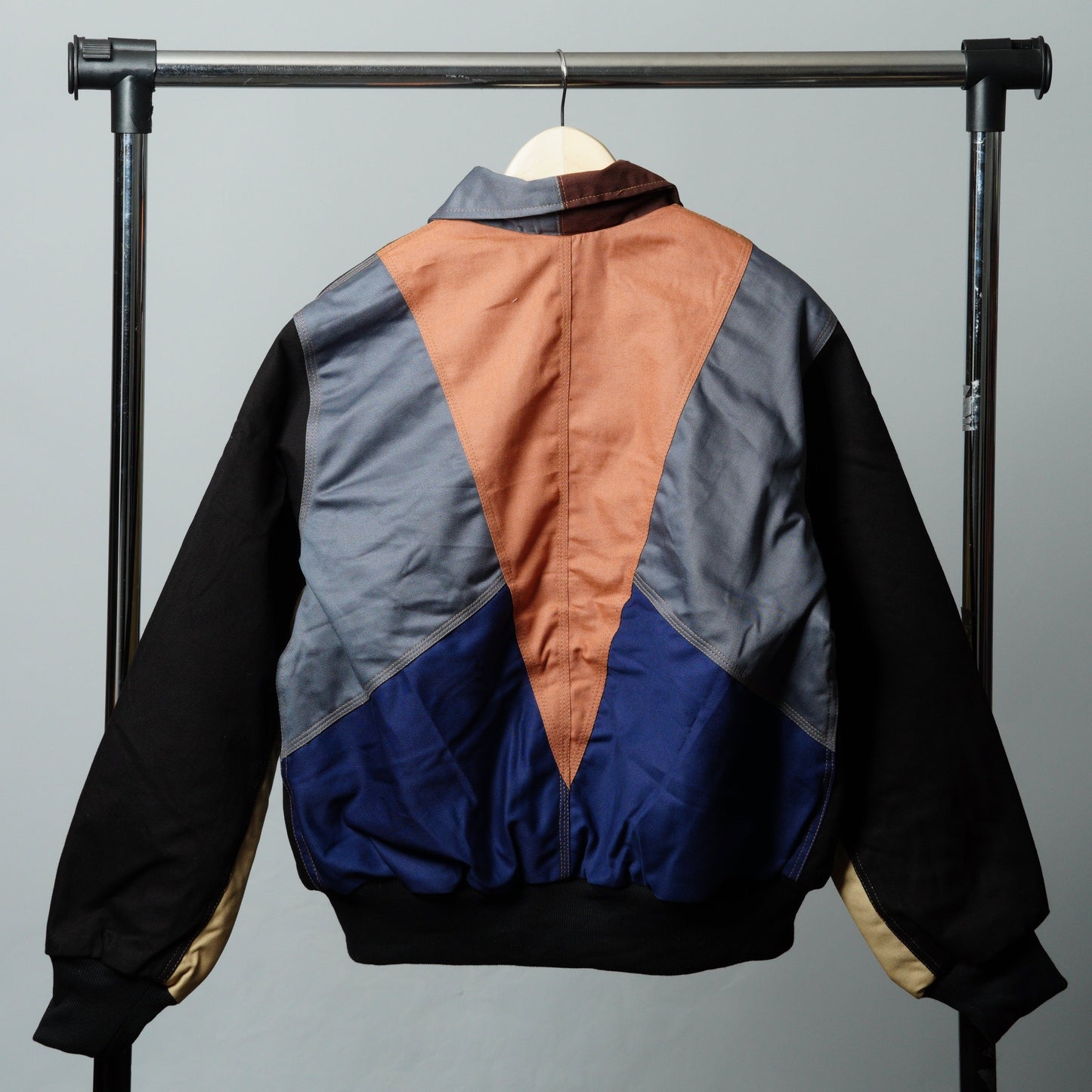 Workwear Colorblock Geometric Jacket Size M