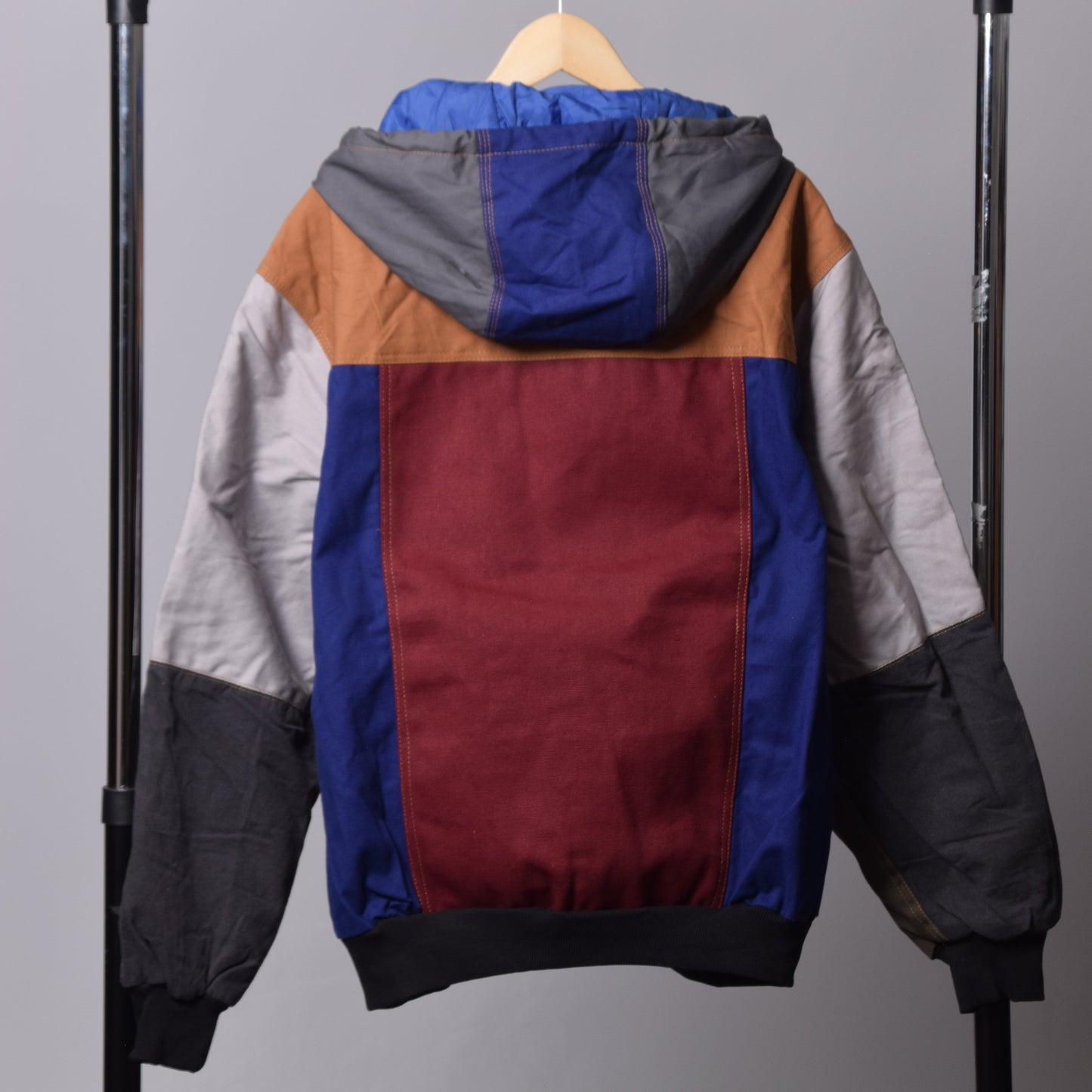 Workwear Colorblock Hooded Jacket Size XL