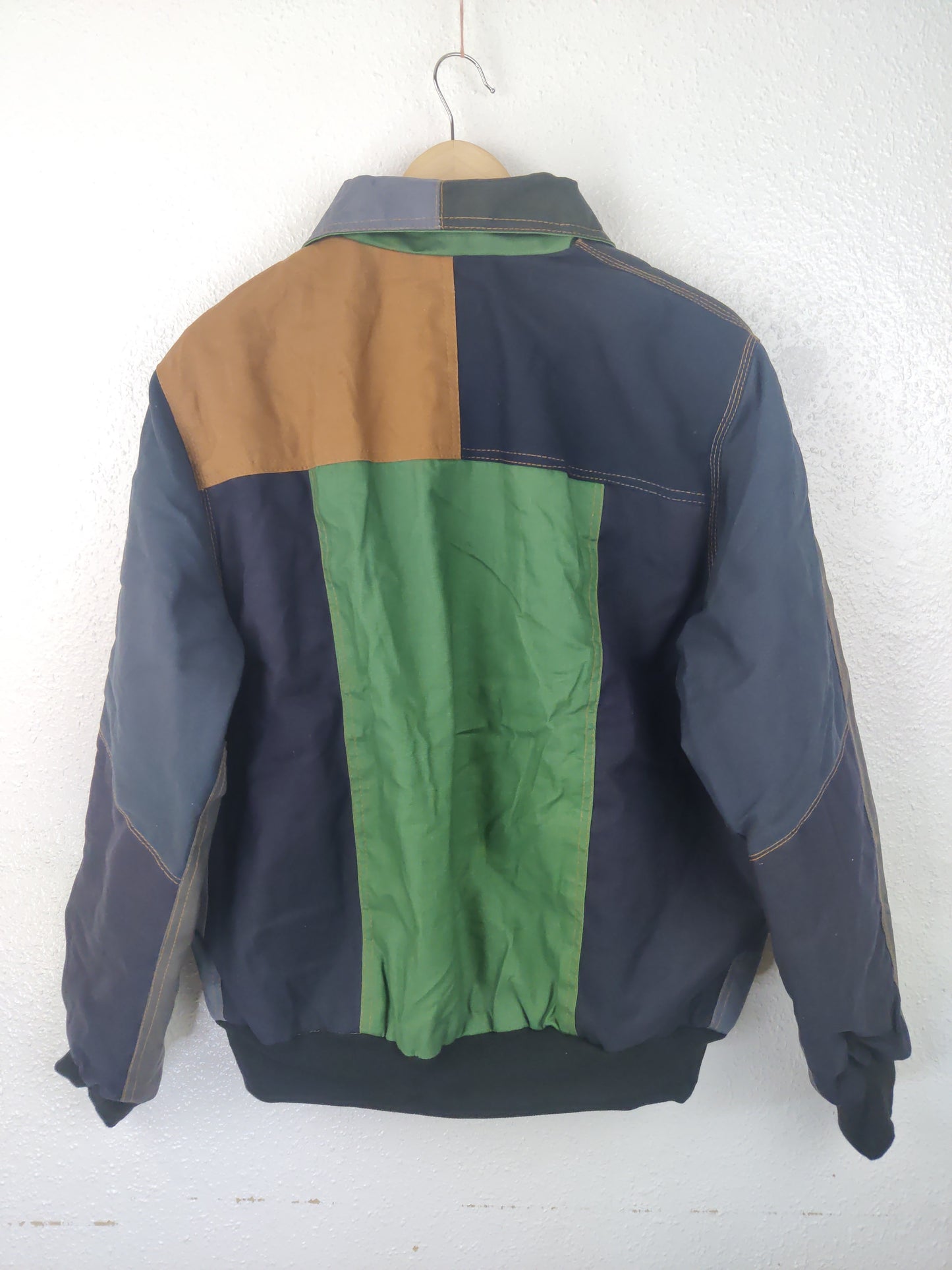 Patch Pocket Colorblock Jacket Size M