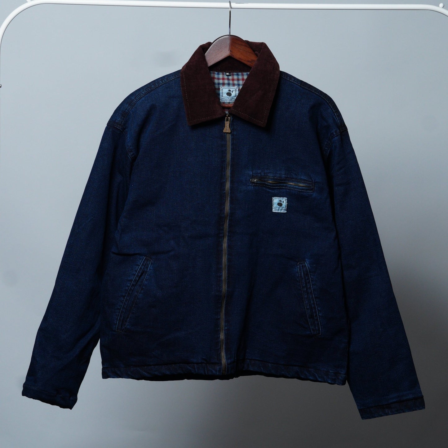 Upcycled Denim Jacket - The Hellebore Shop