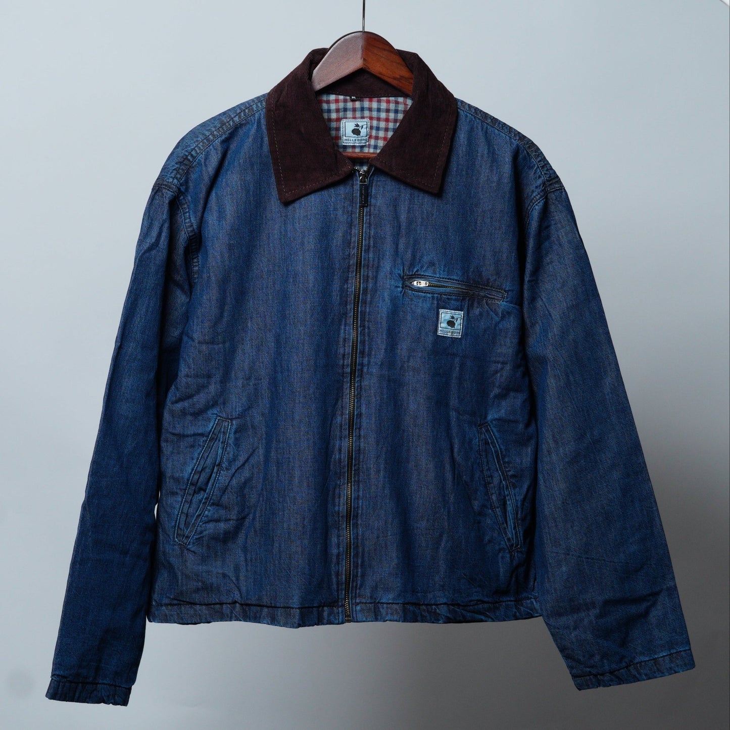 Upcycled Denim Jacket - The Hellebore Shop