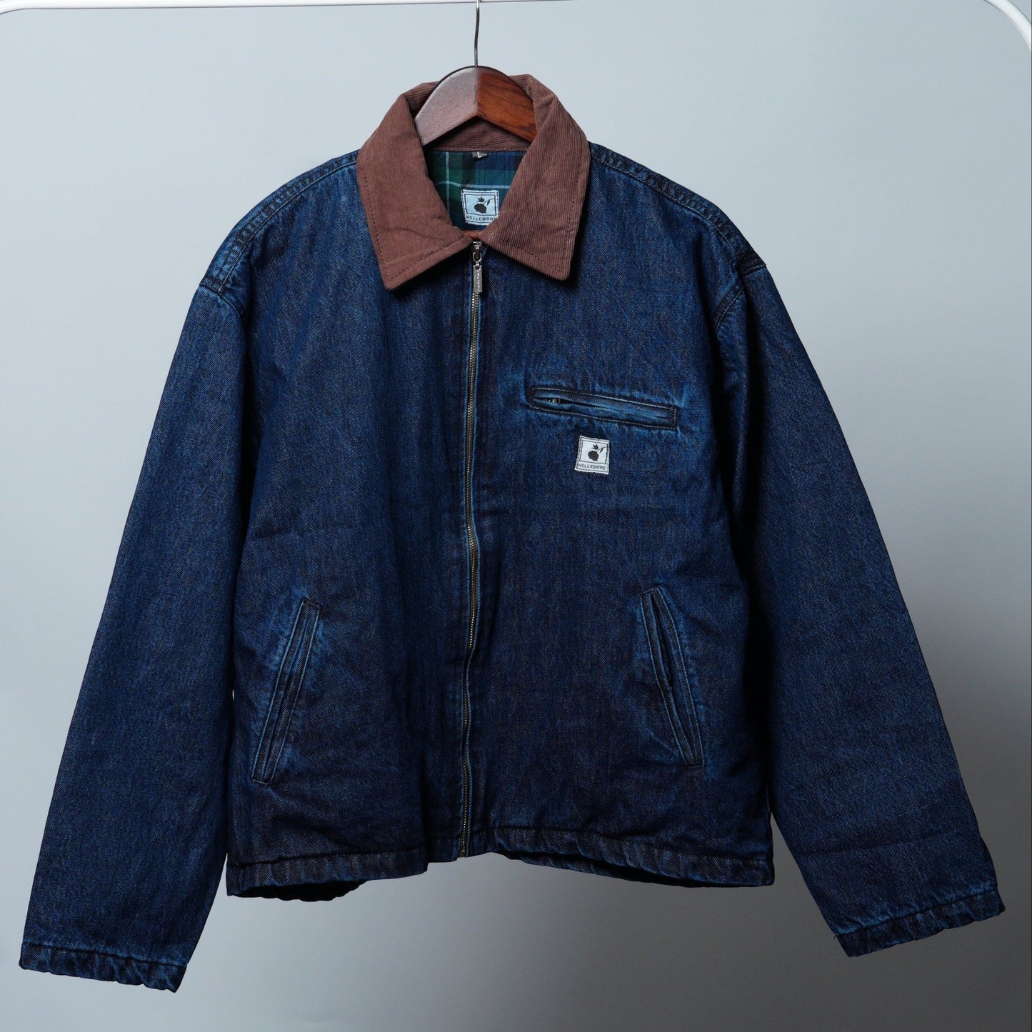 Upcycled Denim Jacket - The Hellebore Shop