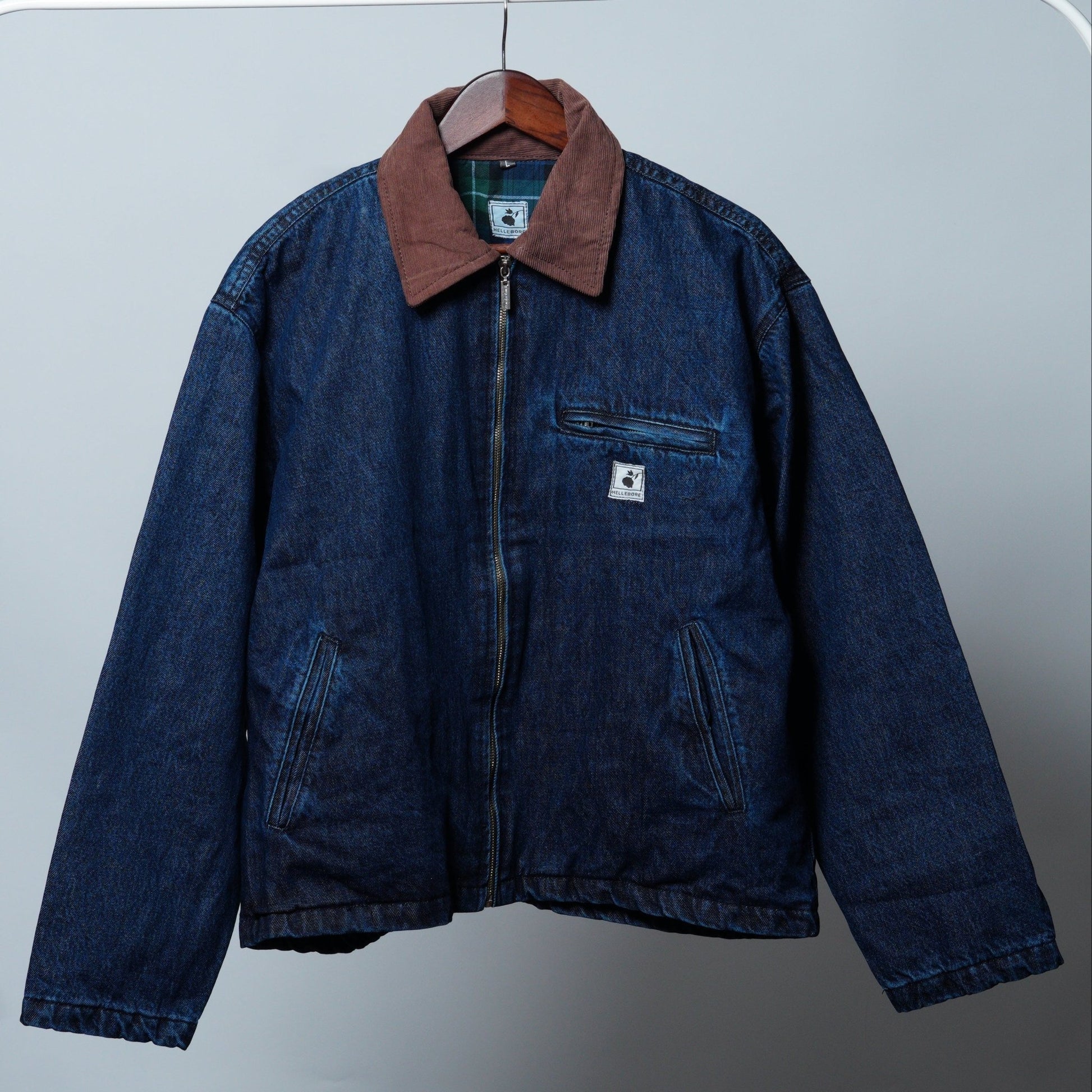 Upcycled Denim Jacket - The Hellebore Shop