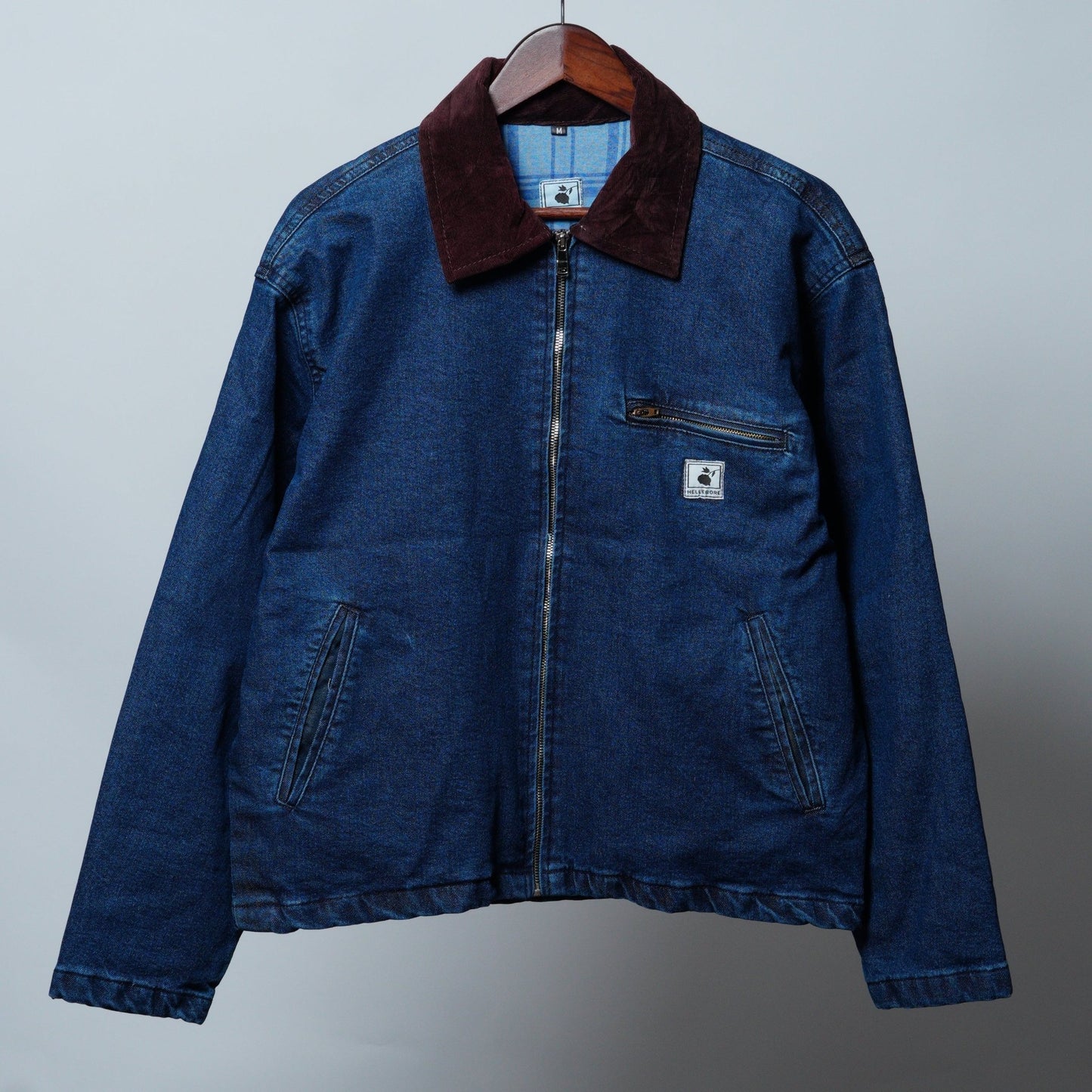 Upcycled Denim Jacket - The Hellebore Shop