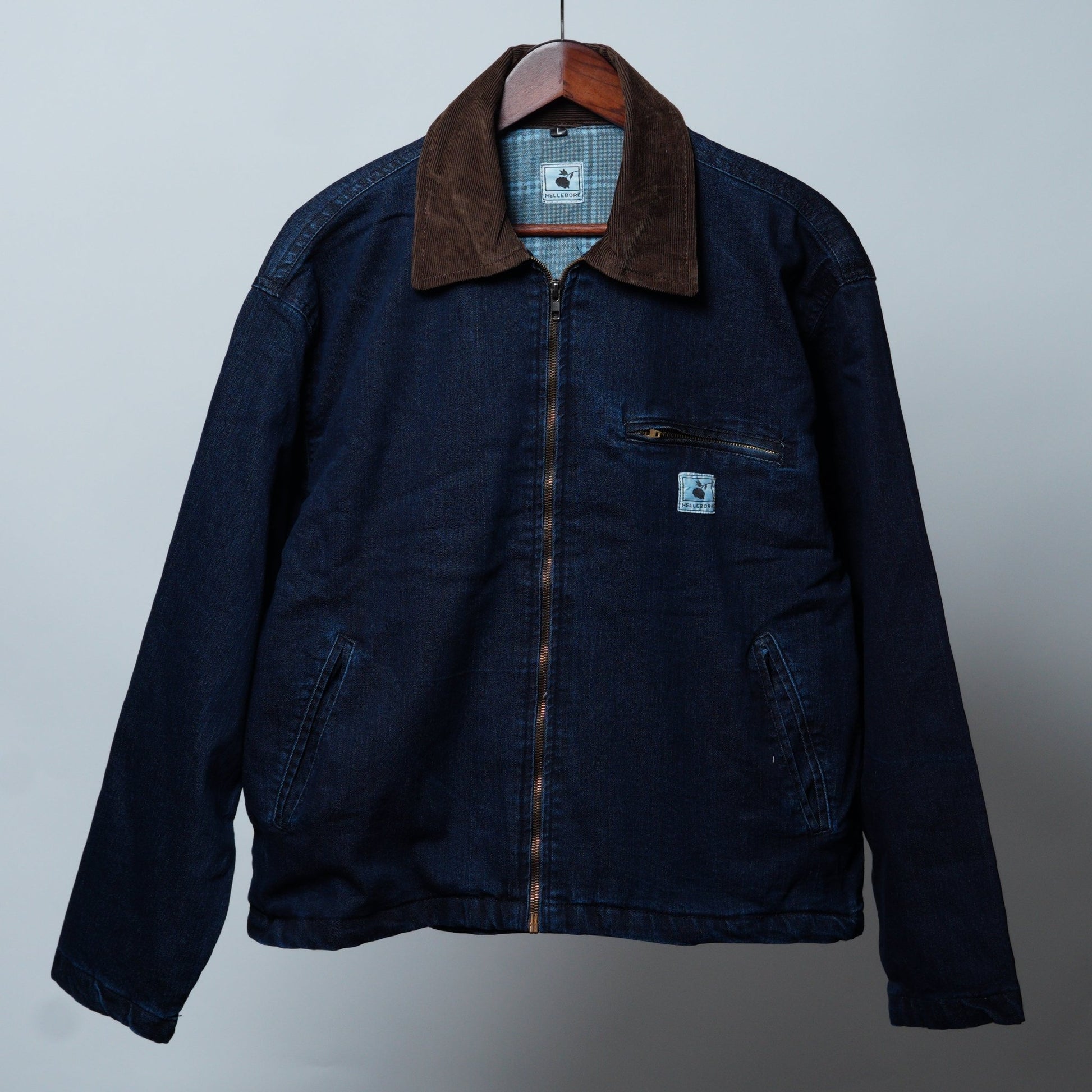 Upcycled Denim Jacket - The Hellebore Shop