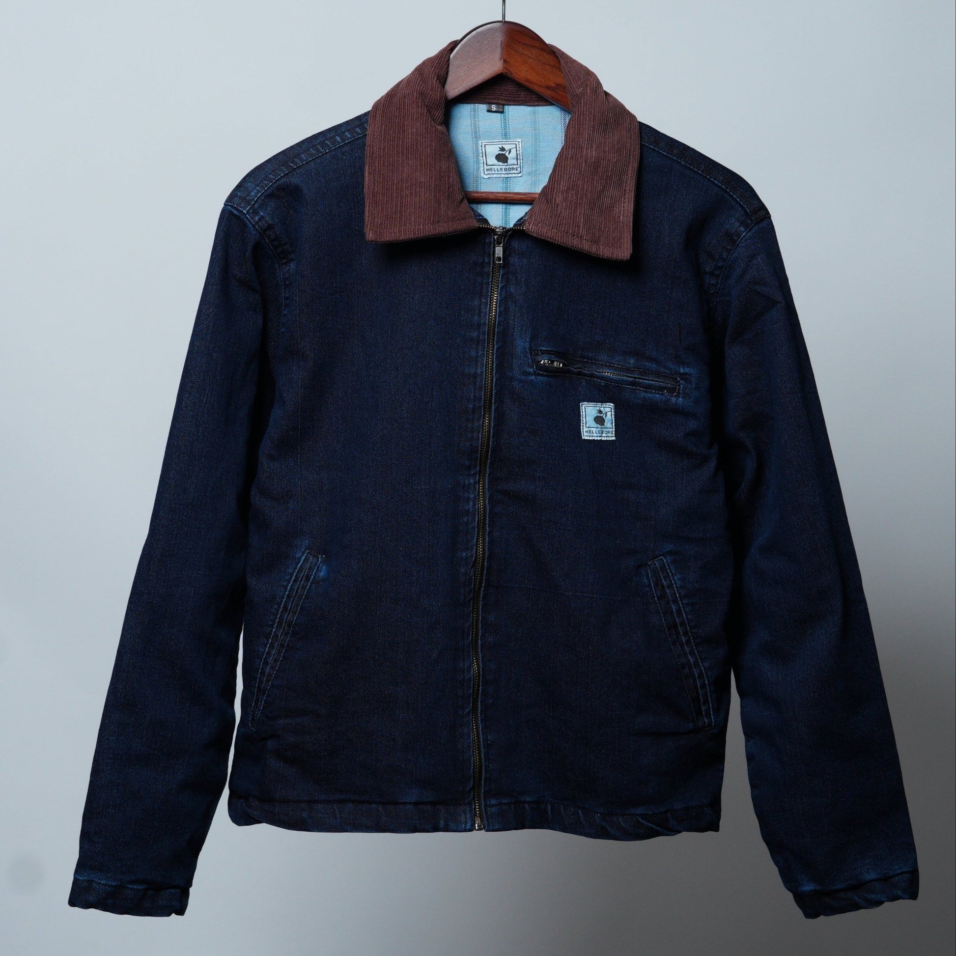 Upcycled Denim Jacket - The Hellebore Shop