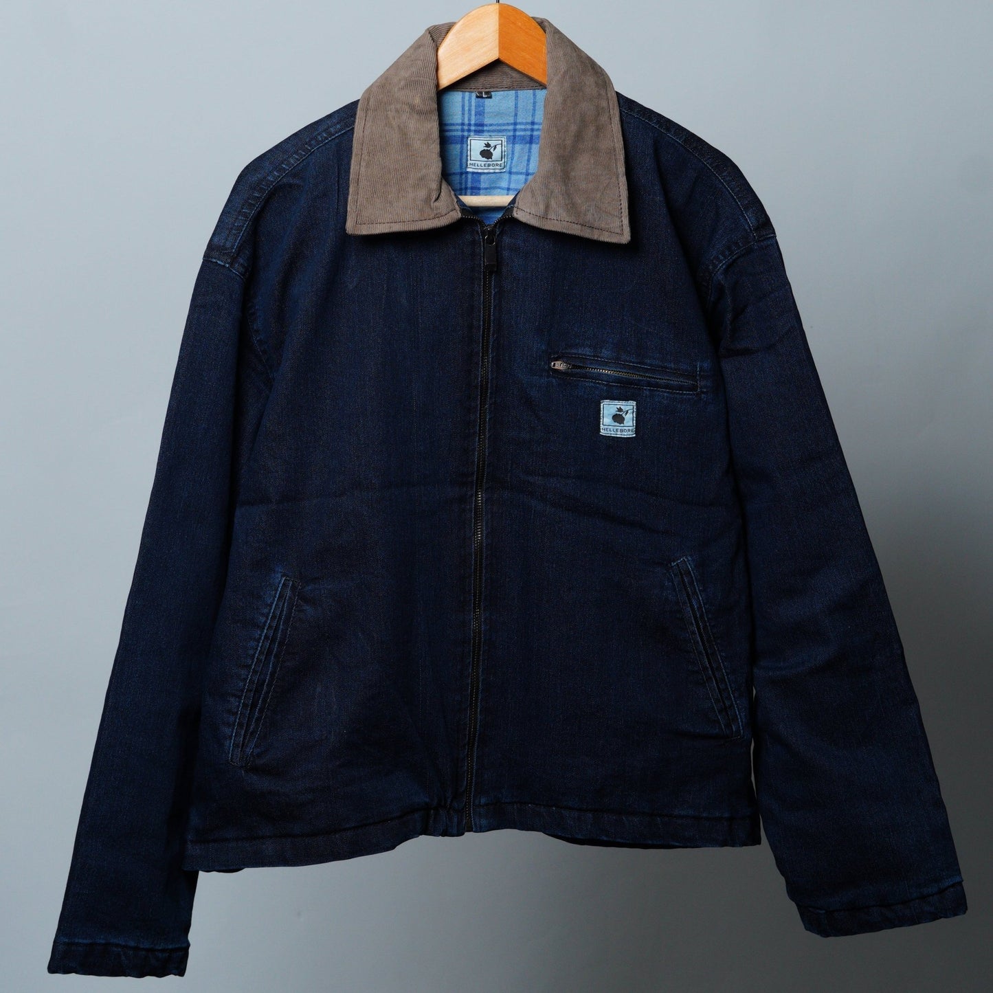 Upcycled Denim Jacket - The Hellebore Shop
