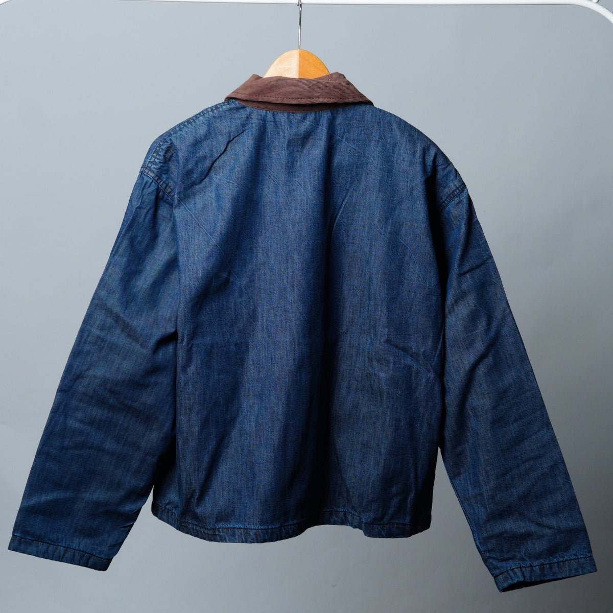 Upcycled Denim Jacket Size M - The Hellebore Shop