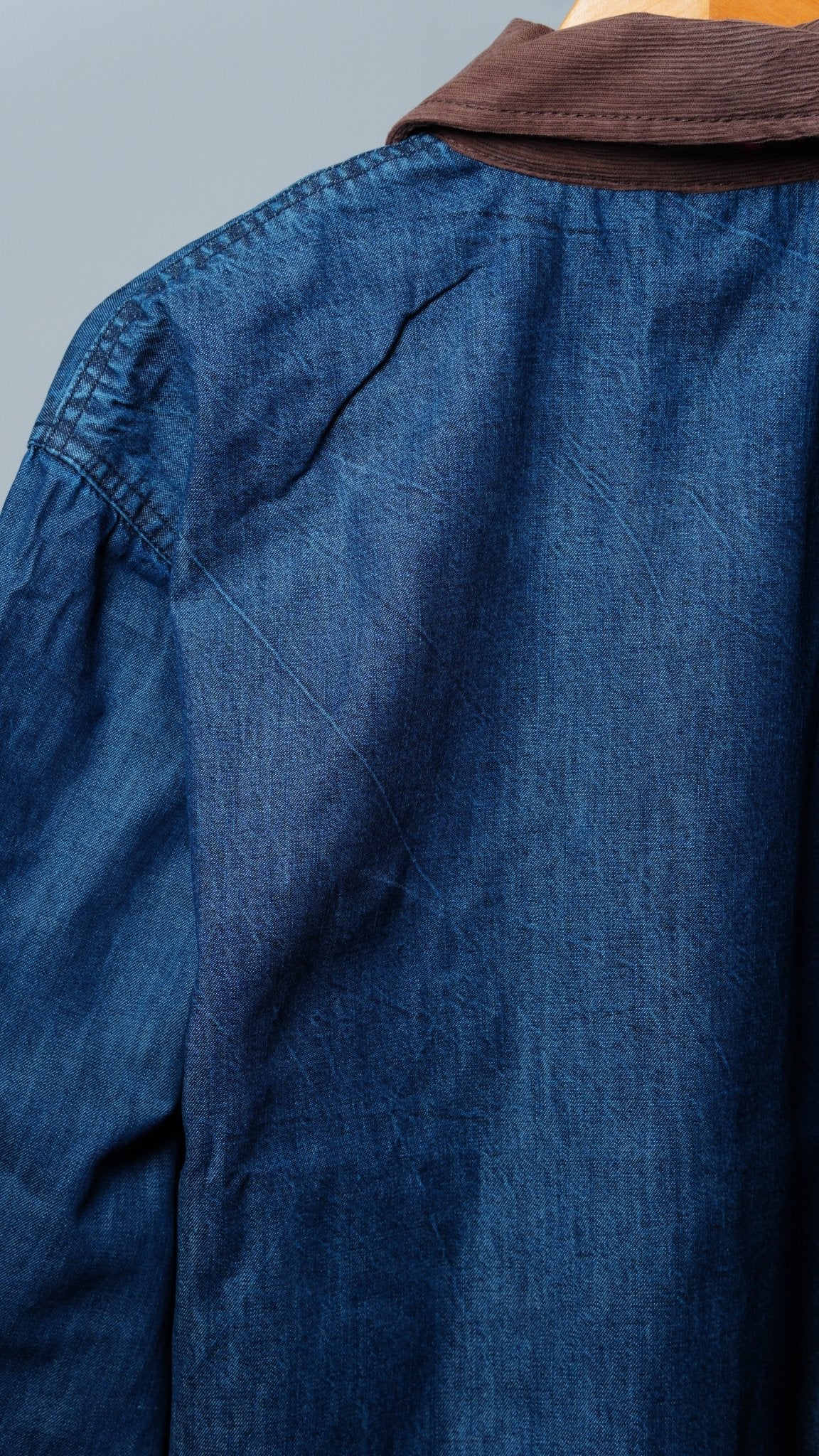 Upcycled Denim Jacket Size M - The Hellebore Shop