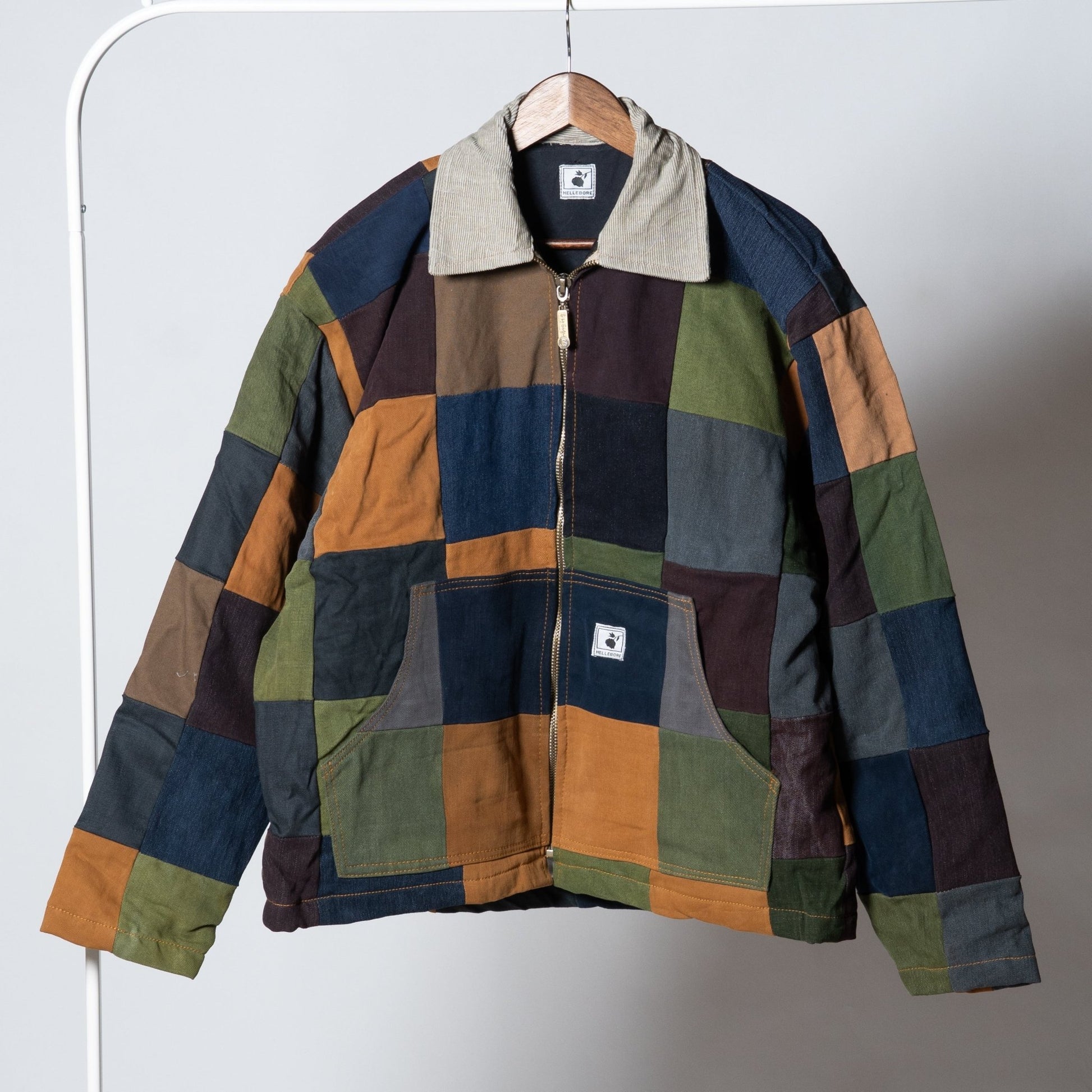 Upcycled Patchwork Jacket - The Hellebore Shop