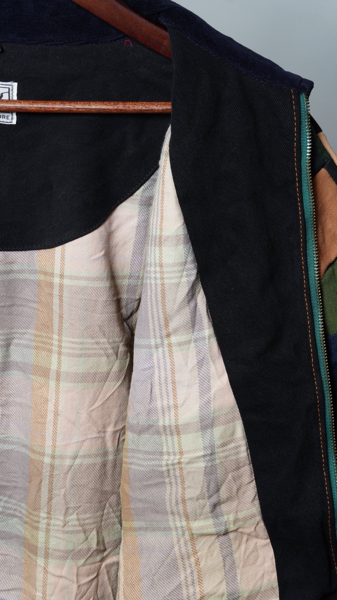 Upcycled Patchwork Jacket Size 3XL - The Hellebore Shop