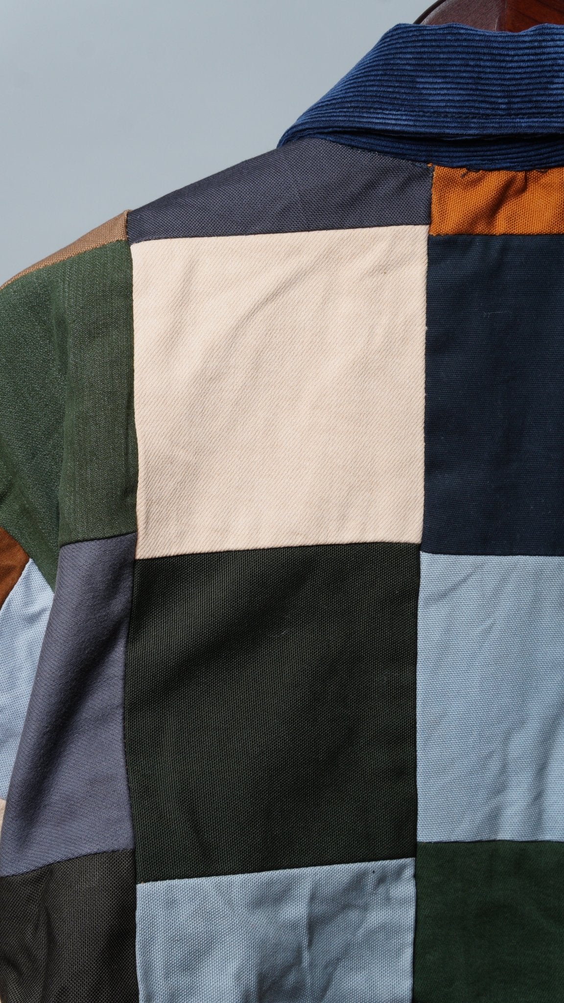 Upcycled Patchwork Jacket Size M - The Hellebore Shop