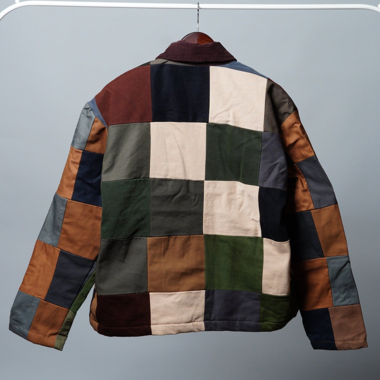 Upcycled Patchwork Jacket Size S - The Hellebore Shop
