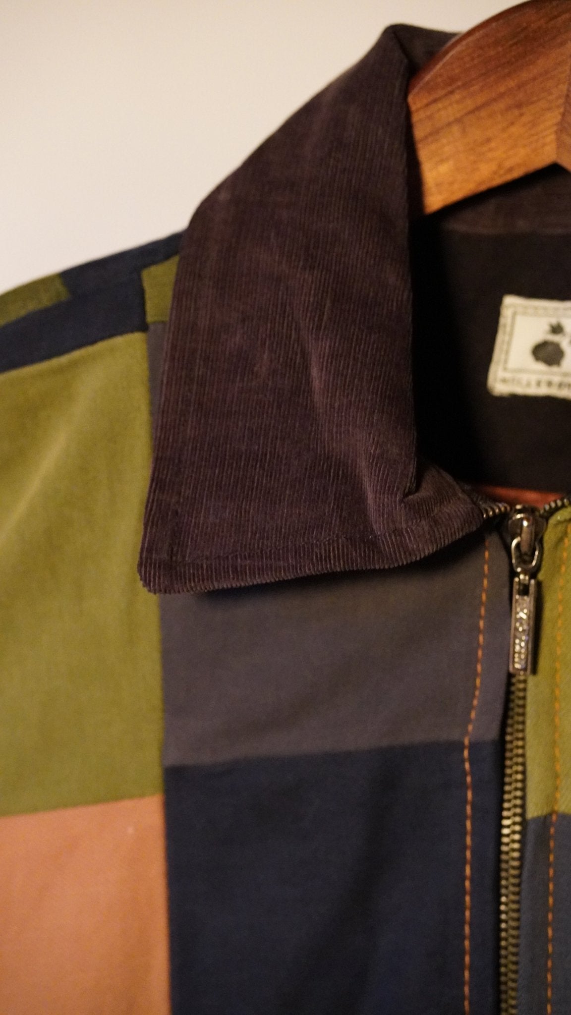 Upcycled Patchwork Jacket Size S - The Hellebore Shop