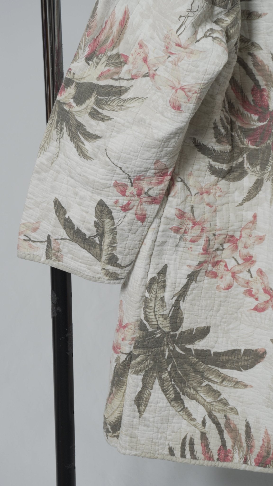 Upcycled Quilt Cocoon Trench Coat - The Hellebore Shop