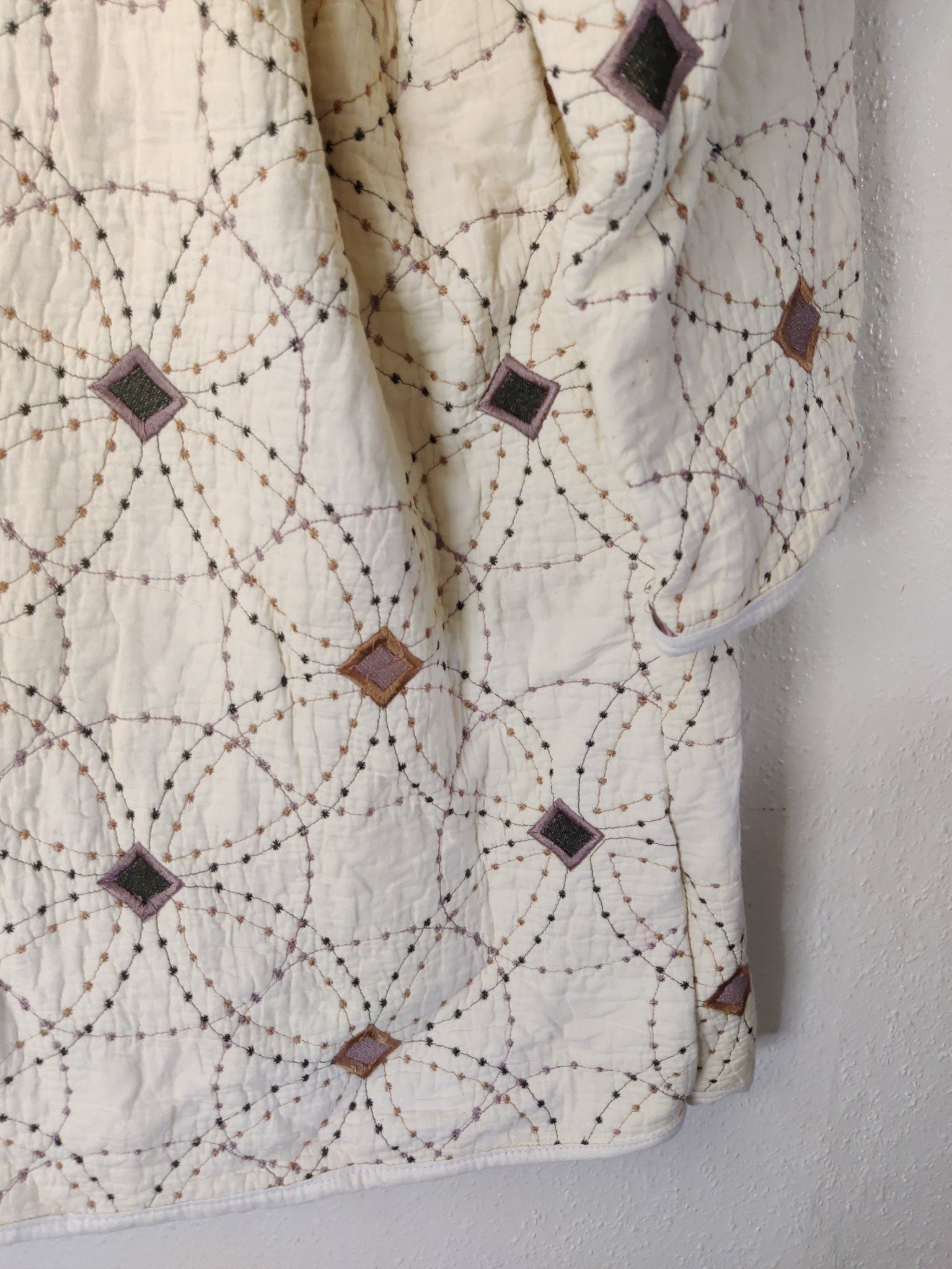 Upcycled Quilted Trench Jacket - The Hellebore Shop