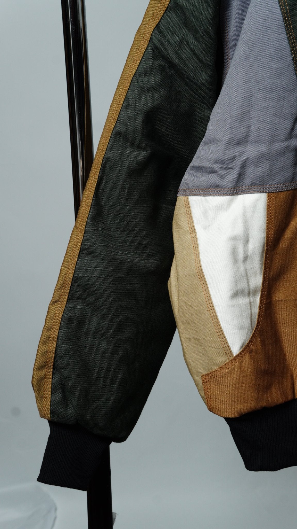 Workwear Colorblock Geometric Jacket Size L - The Hellebore Shop
