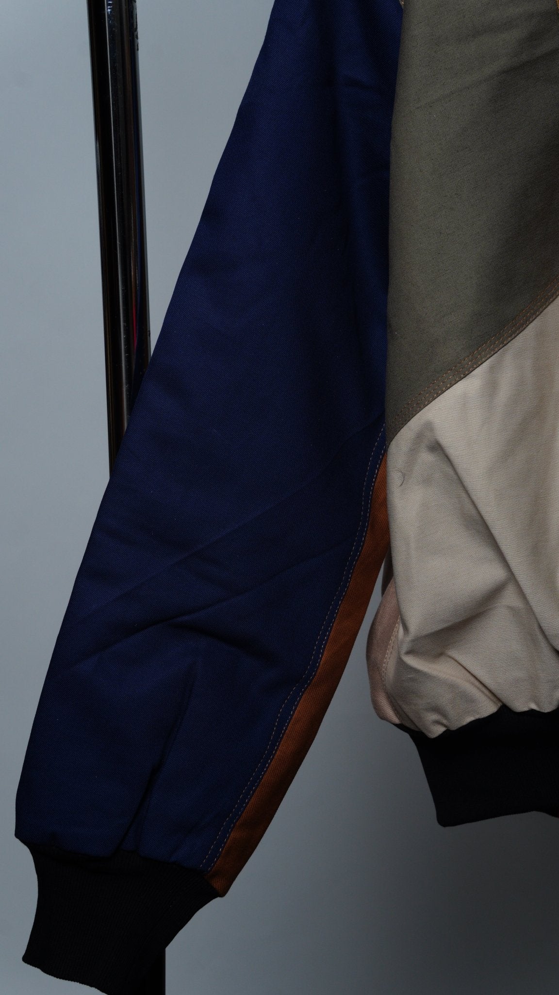 Workwear Colorblock Geometric Jacket Size M - The Hellebore Shop