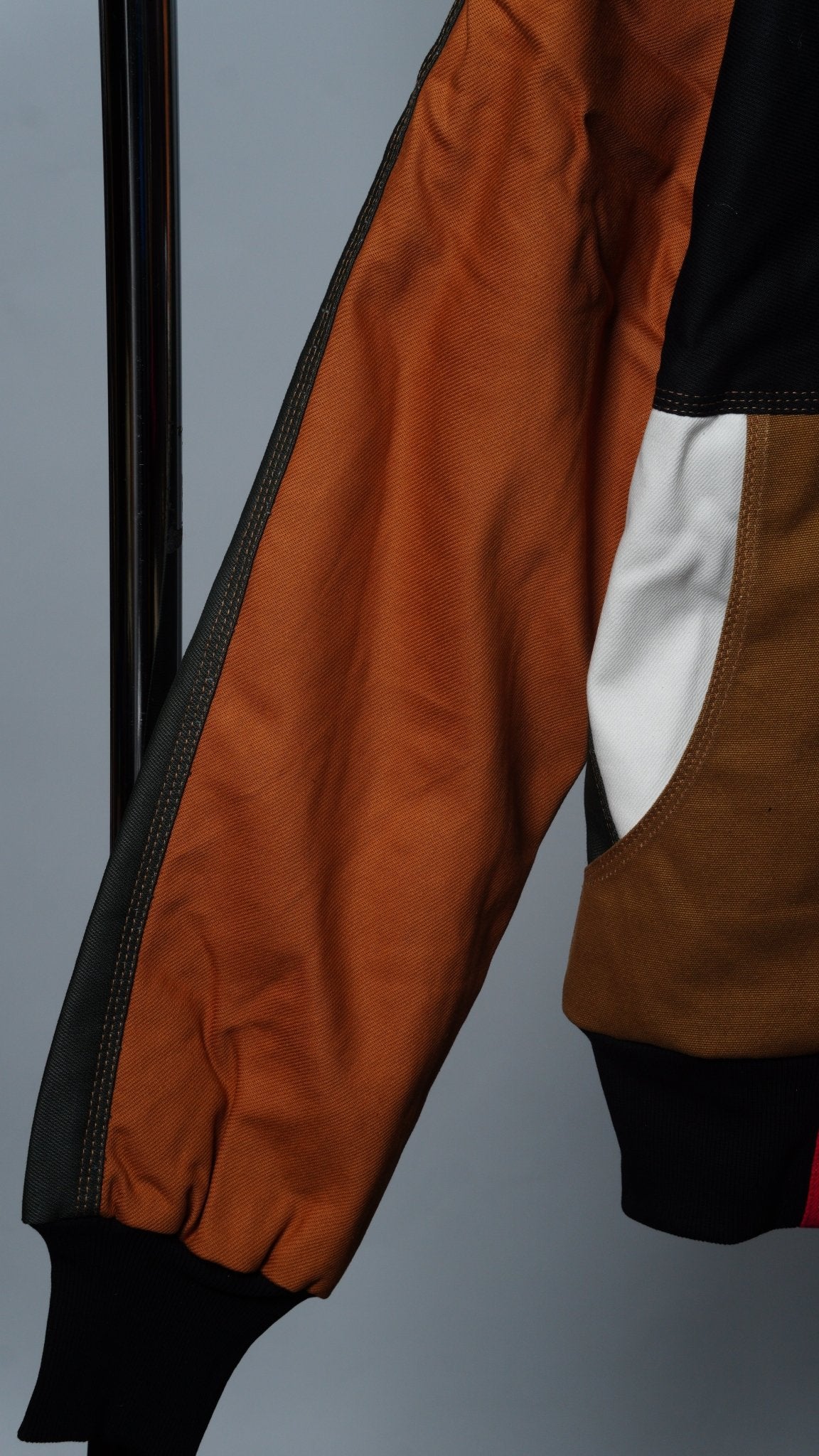 Workwear Colorblock Geometric Jacket Size M - The Hellebore Shop