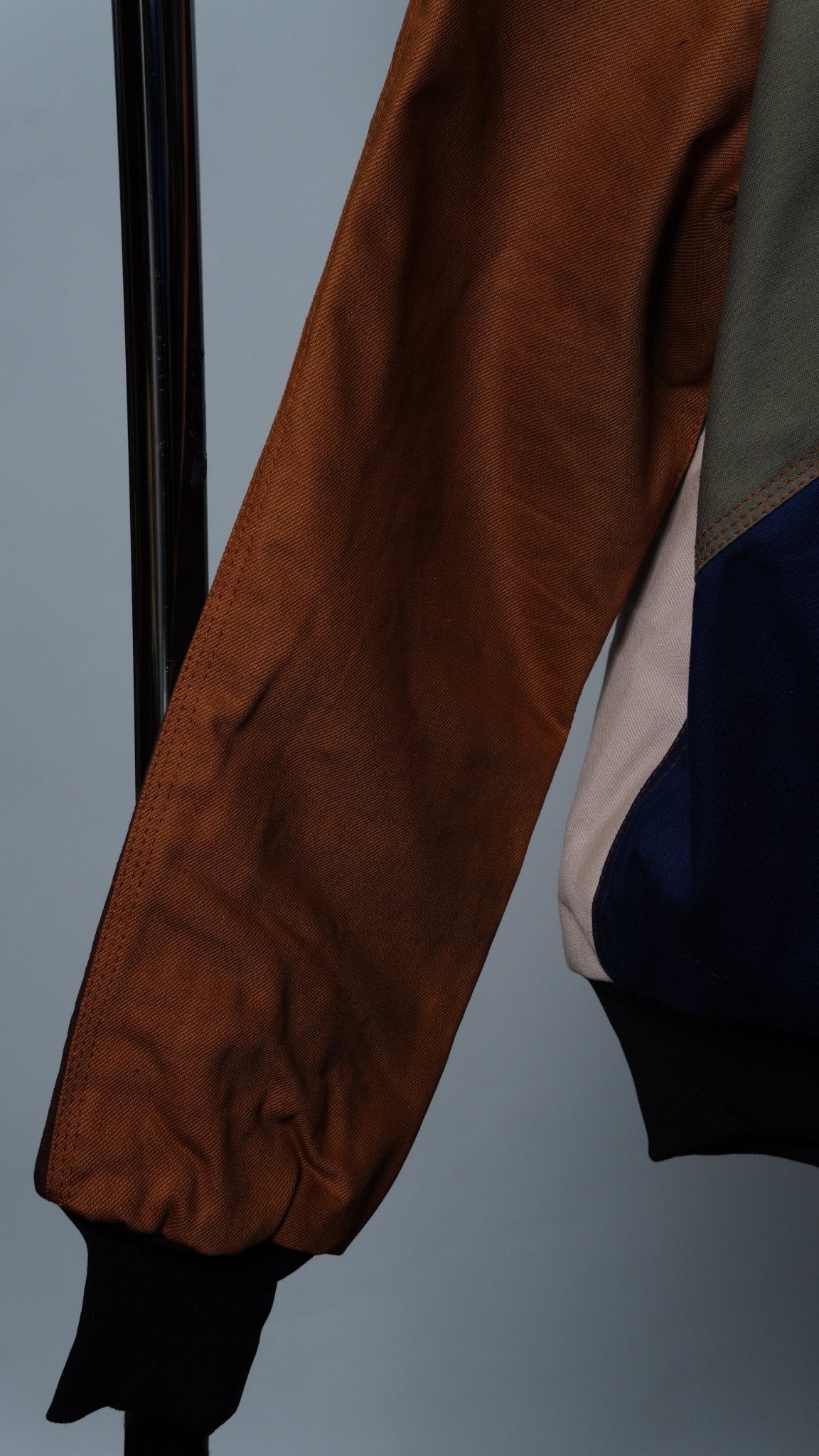 Workwear Colorblock Geometric Jacket Size M - The Hellebore Shop