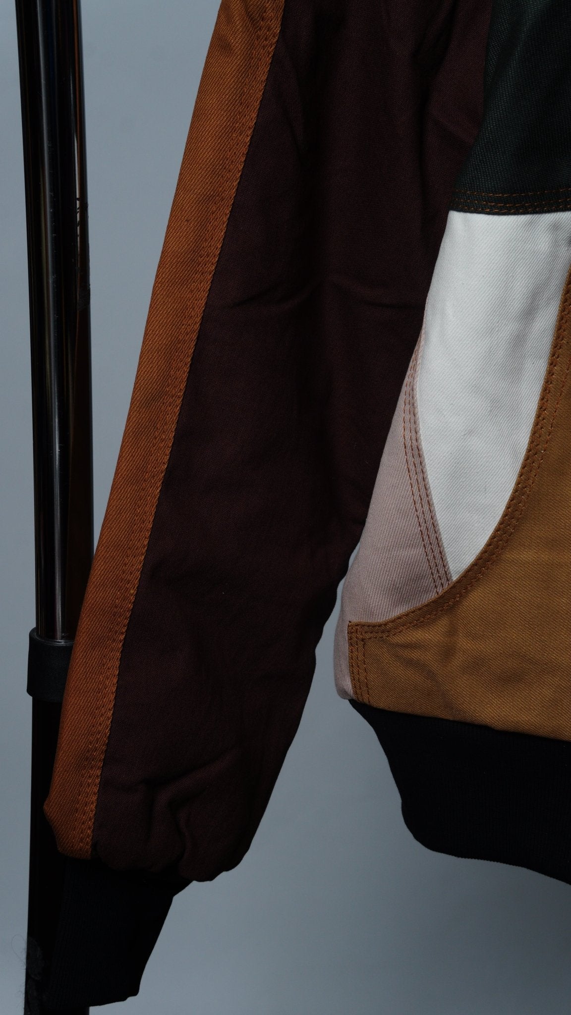 Workwear Colorblock Geometric Jacket Size M - The Hellebore Shop