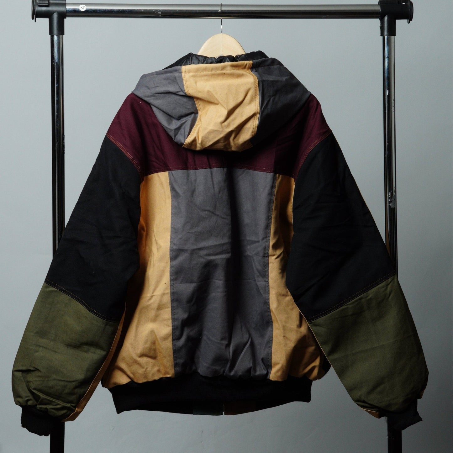 Workwear Colorblock Hooded Jacket - The Hellebore Shop