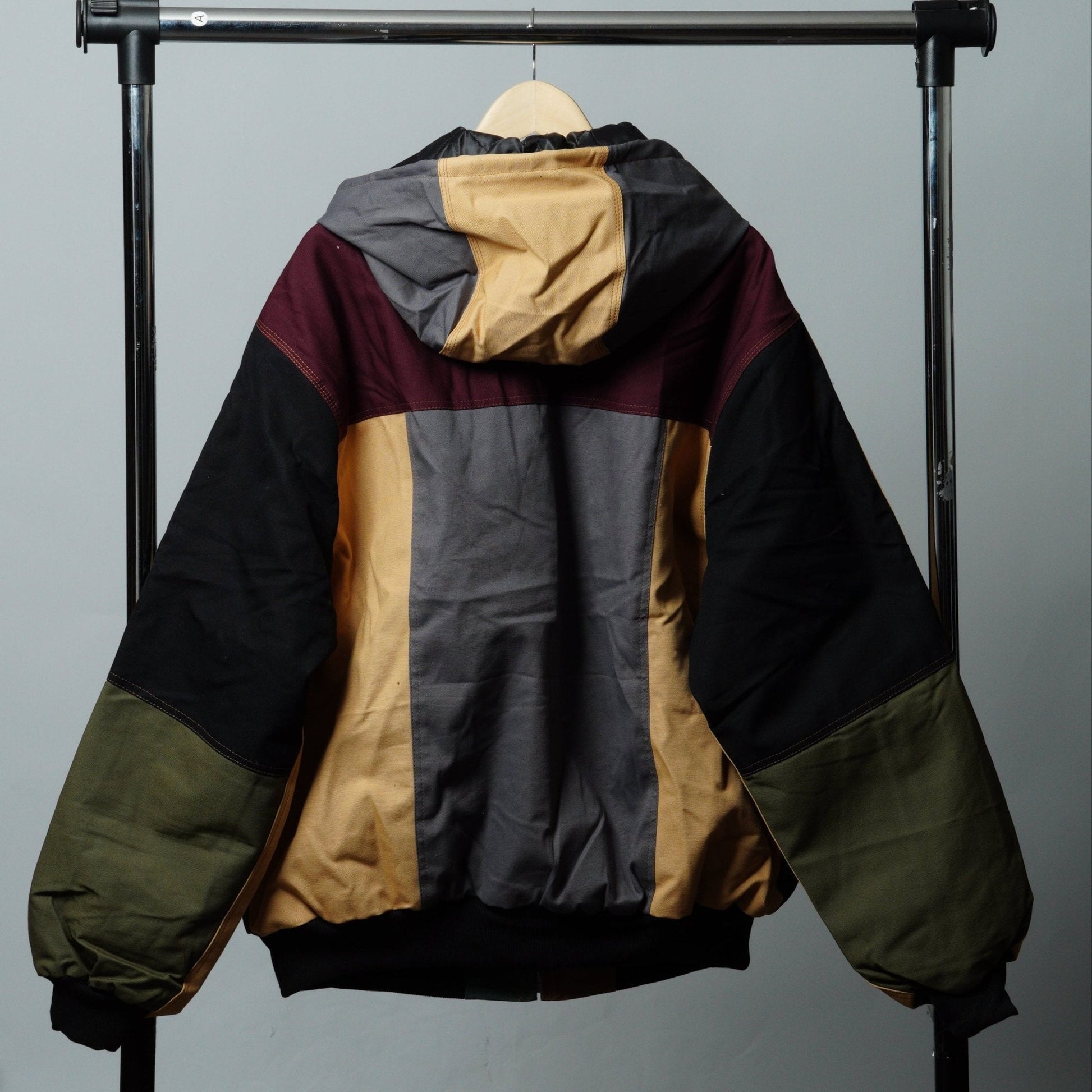 Workwear Colorblock Hooded Jacket - The Hellebore Shop