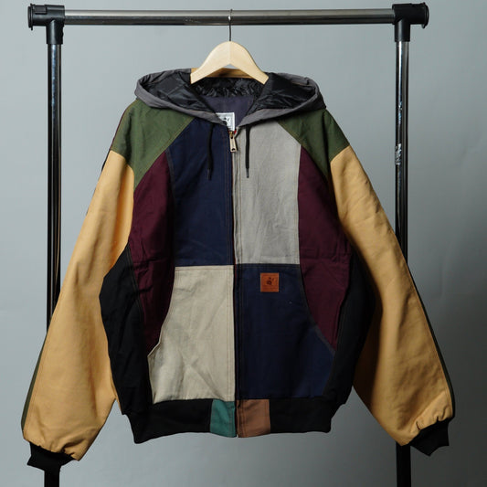 Workwear Colorblock Hooded Jacket Size 2XL - The Hellebore Shop