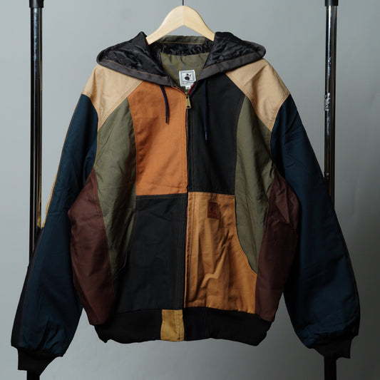 Workwear Colorblock Hooded Jacket Size 2XL - The Hellebore Shop