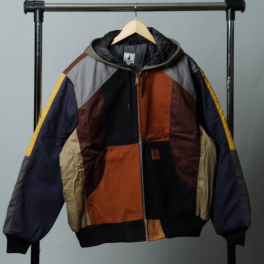 Workwear Colorblock Hooded Jacket Size 2XL - The Hellebore Shop