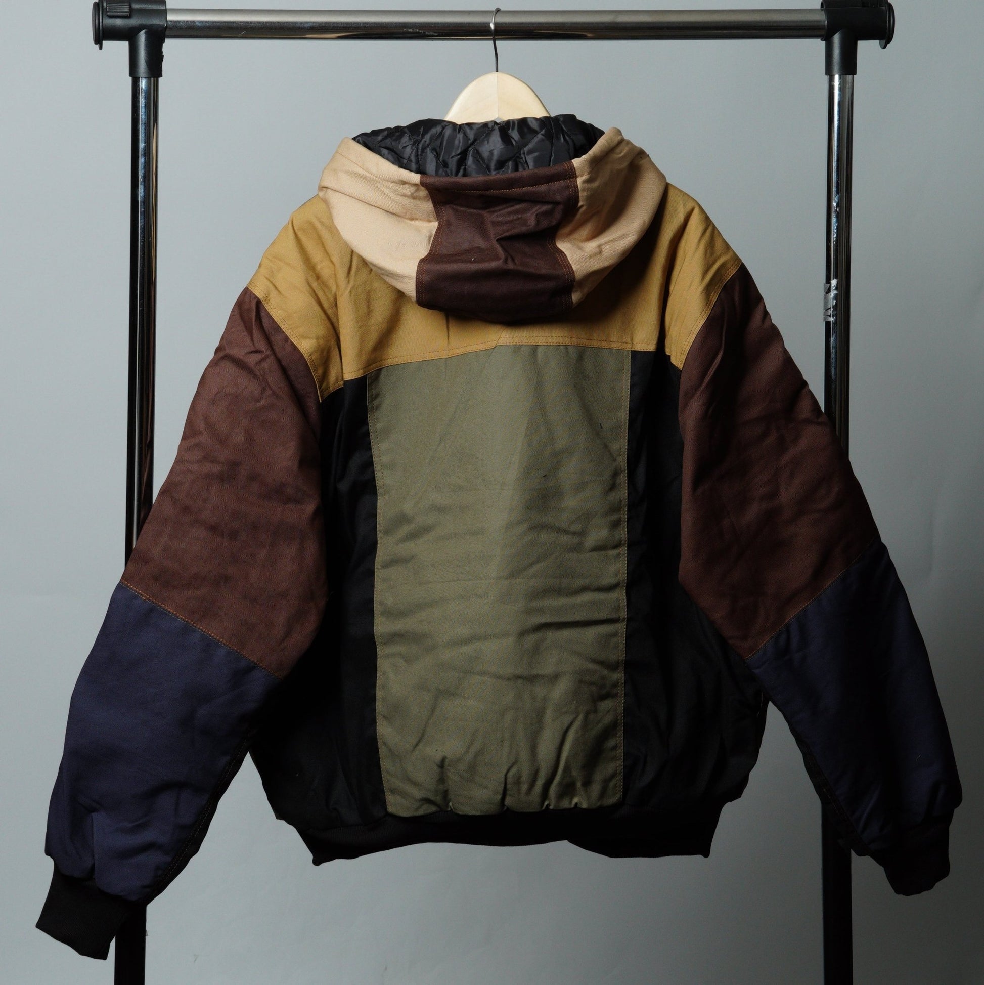 Workwear Colorblock Hooded Jacket Size 2XL - The Hellebore Shop