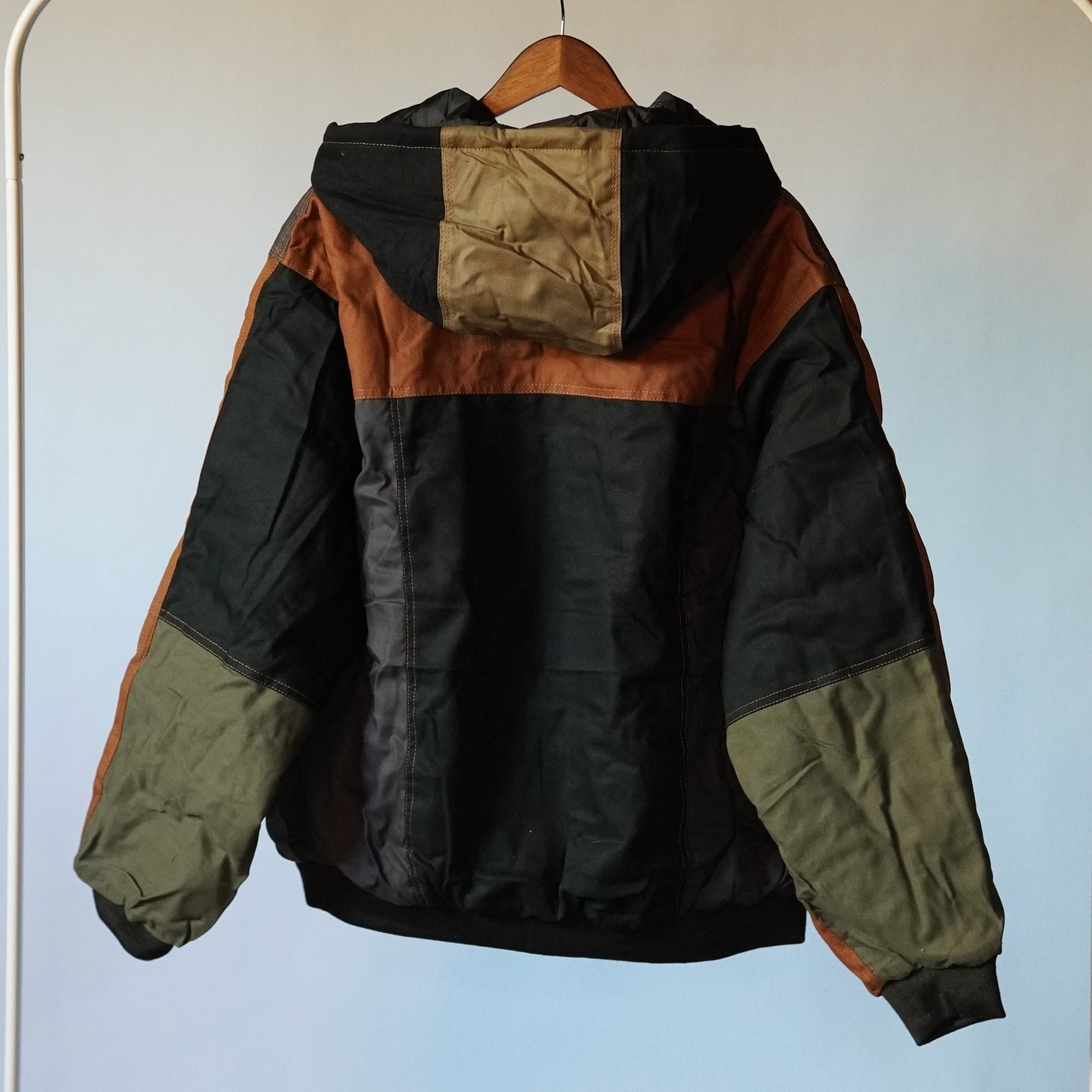 Workwear Colorblock Hooded Jacket Size 2XL - The Hellebore Shop
