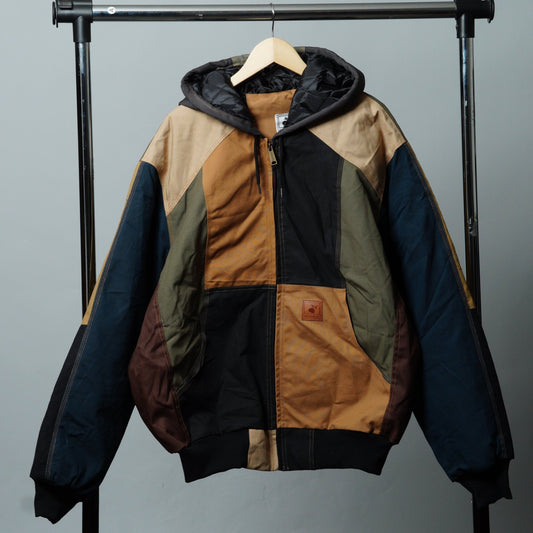 Workwear Colorblock Hooded Jacket Size 2XL - The Hellebore Shop