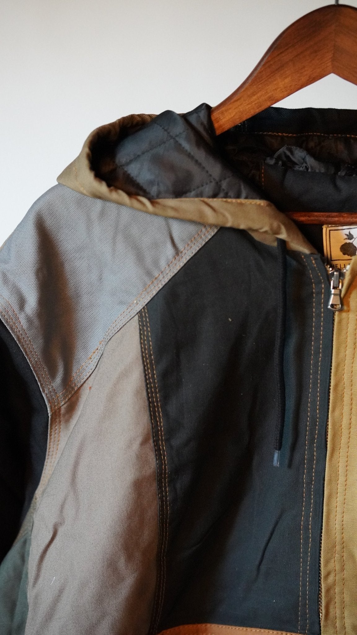 Workwear Colorblock Hooded Jacket Size 2XL - The Hellebore Shop
