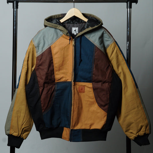 Workwear Colorblock Hooded Jacket Size 2XL - The Hellebore Shop