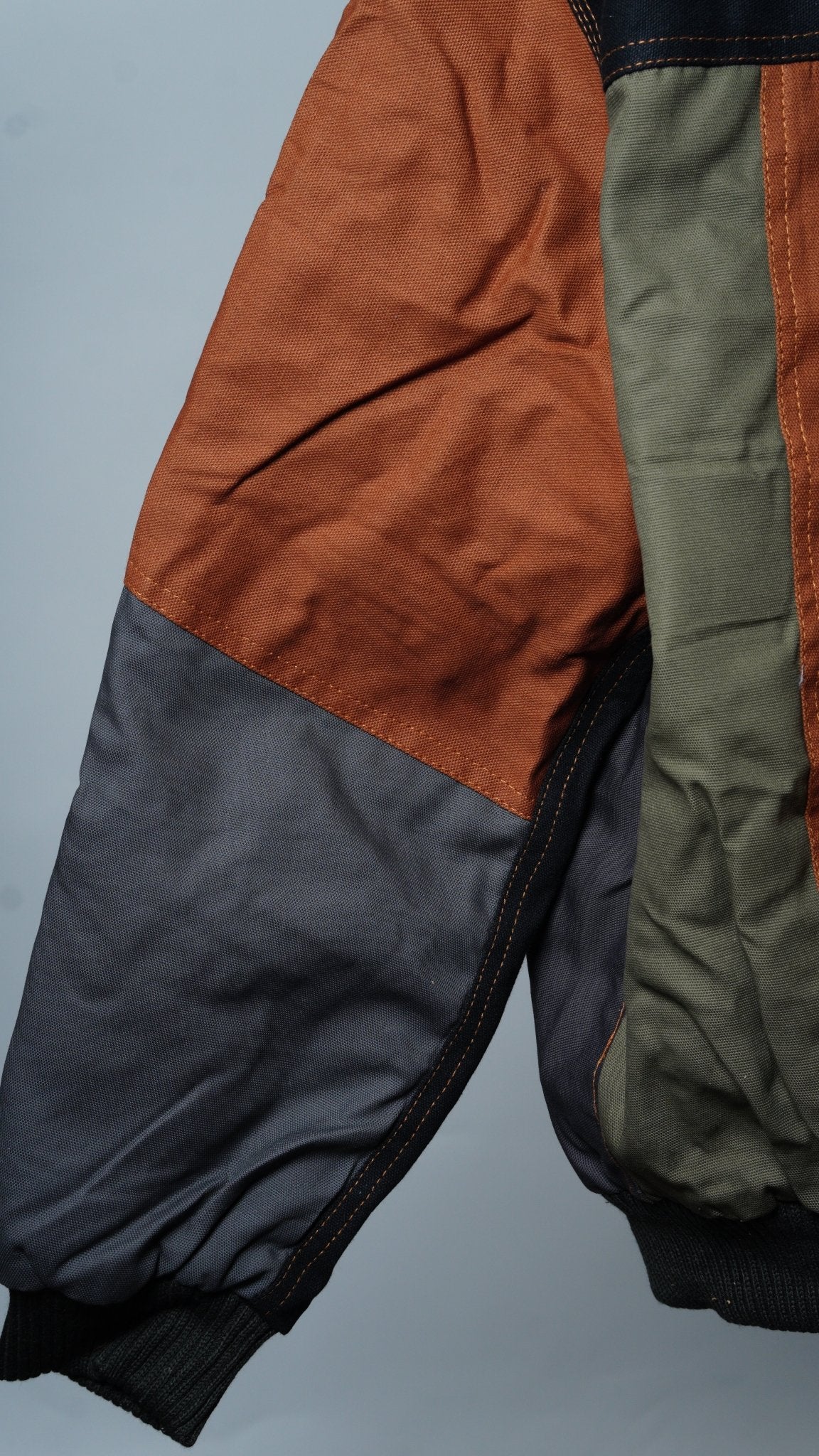 Workwear Colorblock Hooded Jacket Size S - The Hellebore Shop
