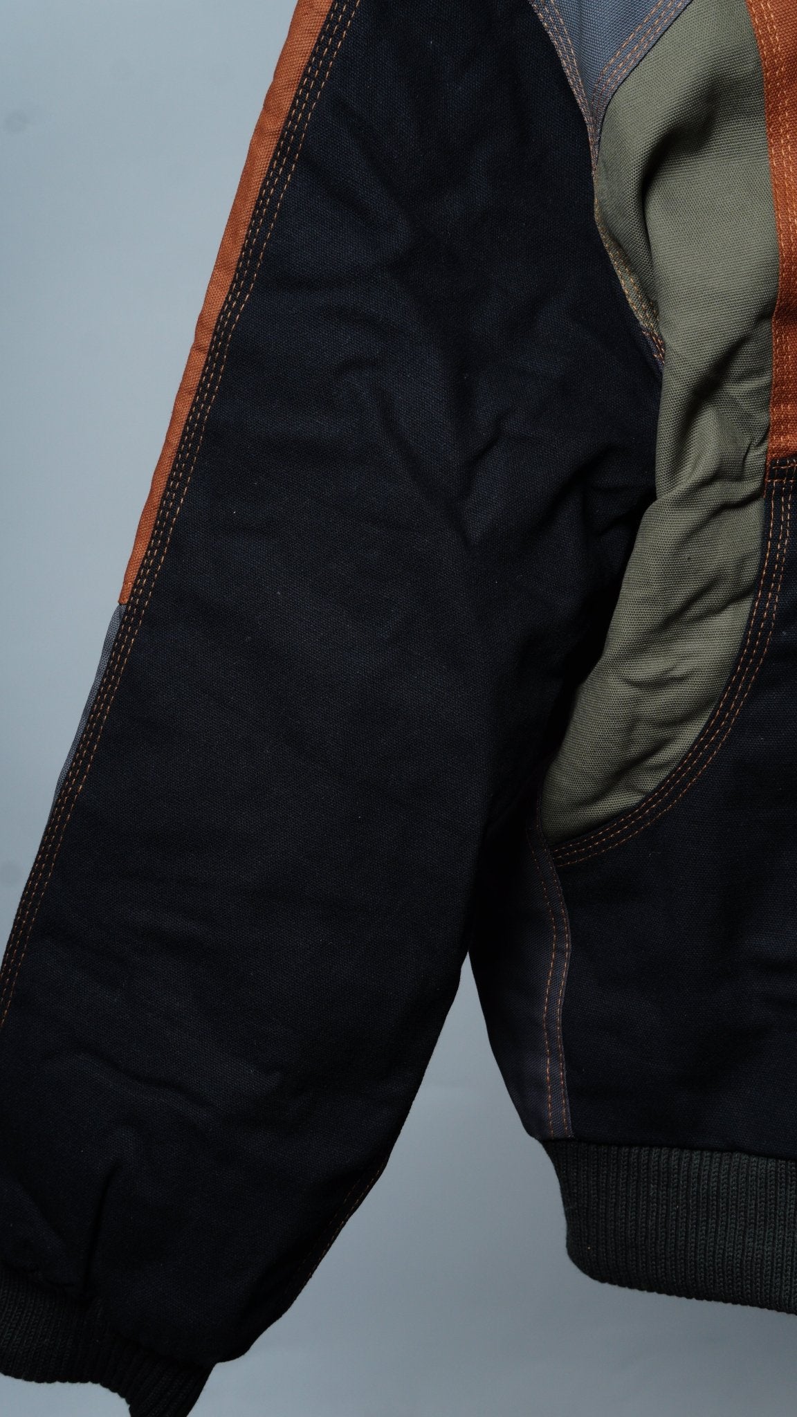 Workwear Colorblock Hooded Jacket Size S - The Hellebore Shop