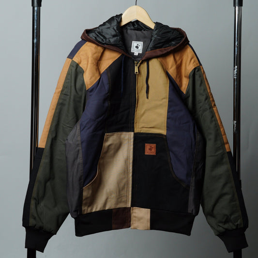 Workwear Colorblock Hooded Jacket Size XL - The Hellebore Shop